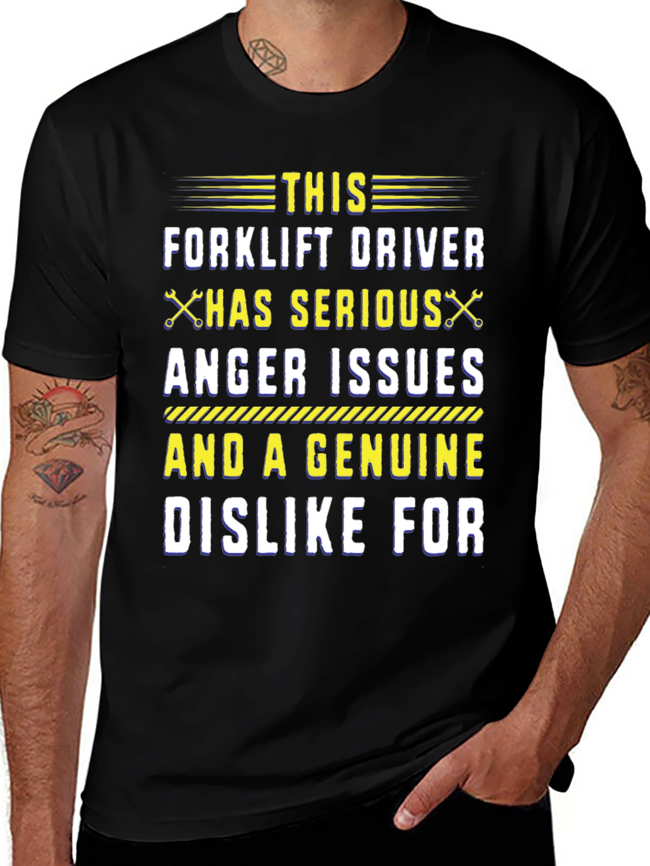 Forklift Driver Anger Issues Graphic Tee