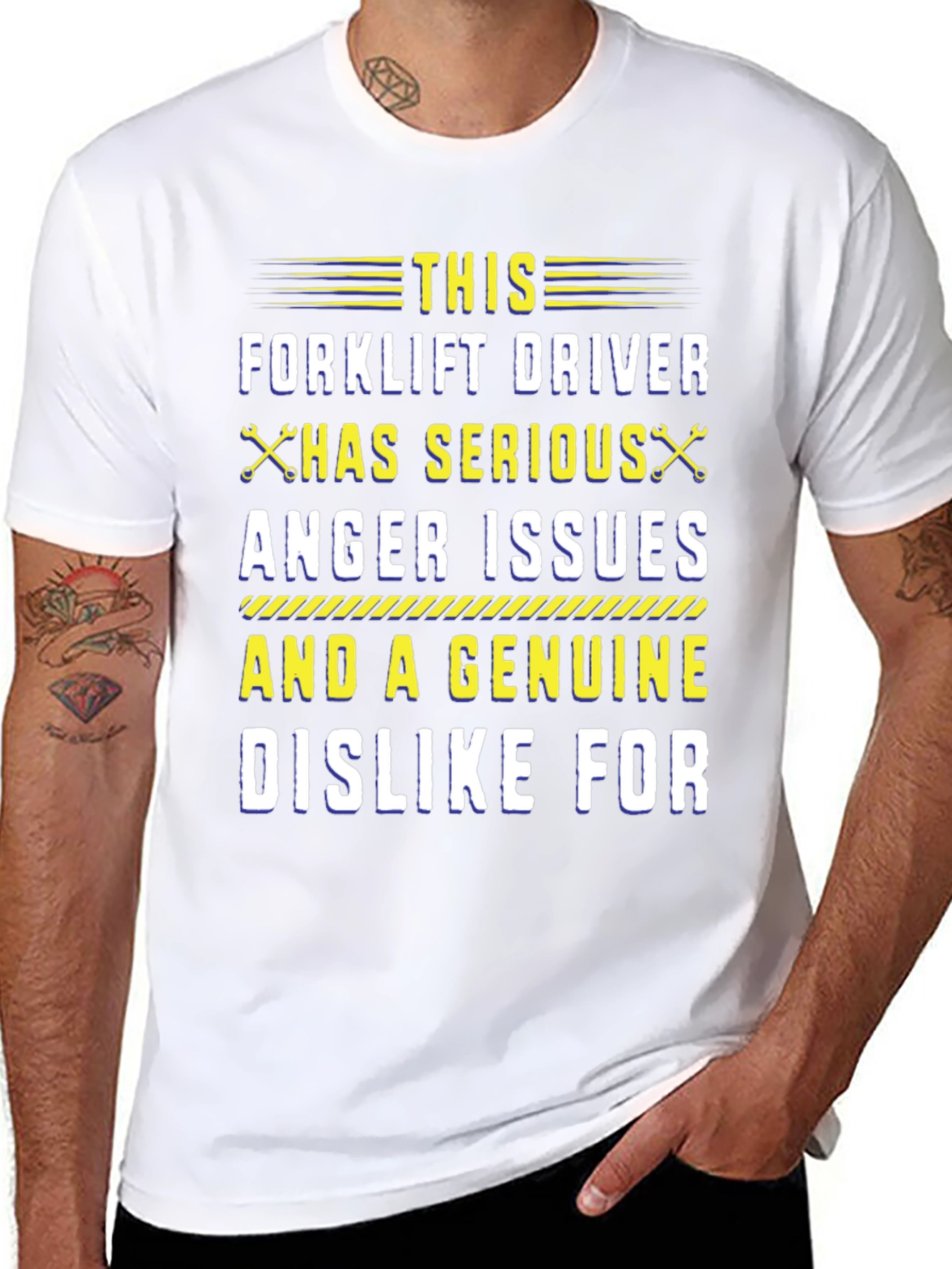 Forklift Driver Anger Issues Graphic Tee