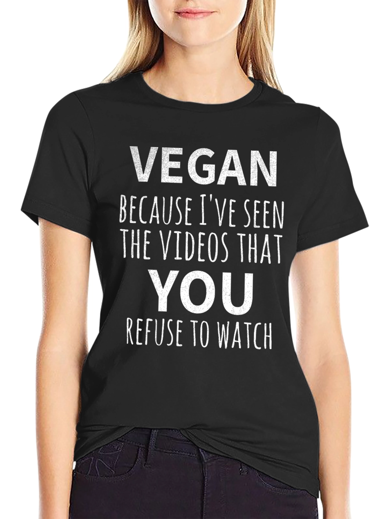 Vegan Statement T-Shirt - Seen the Videos