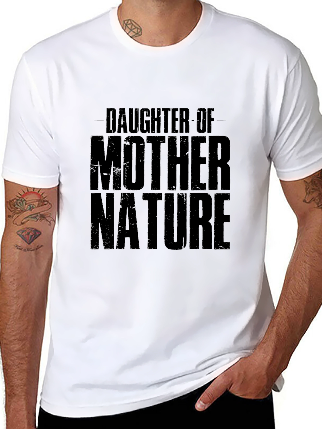 Daughter of Mother Nature Black T-Shirt