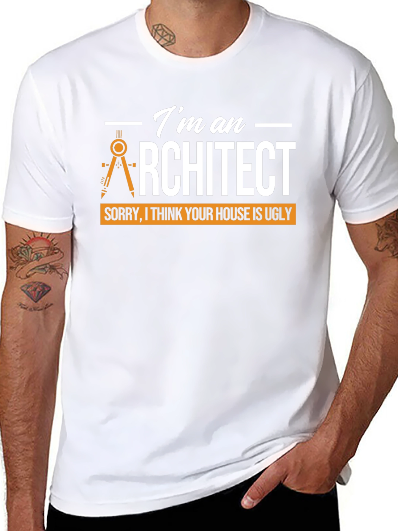 Architect Humor T-Shirt - Ugly Houses