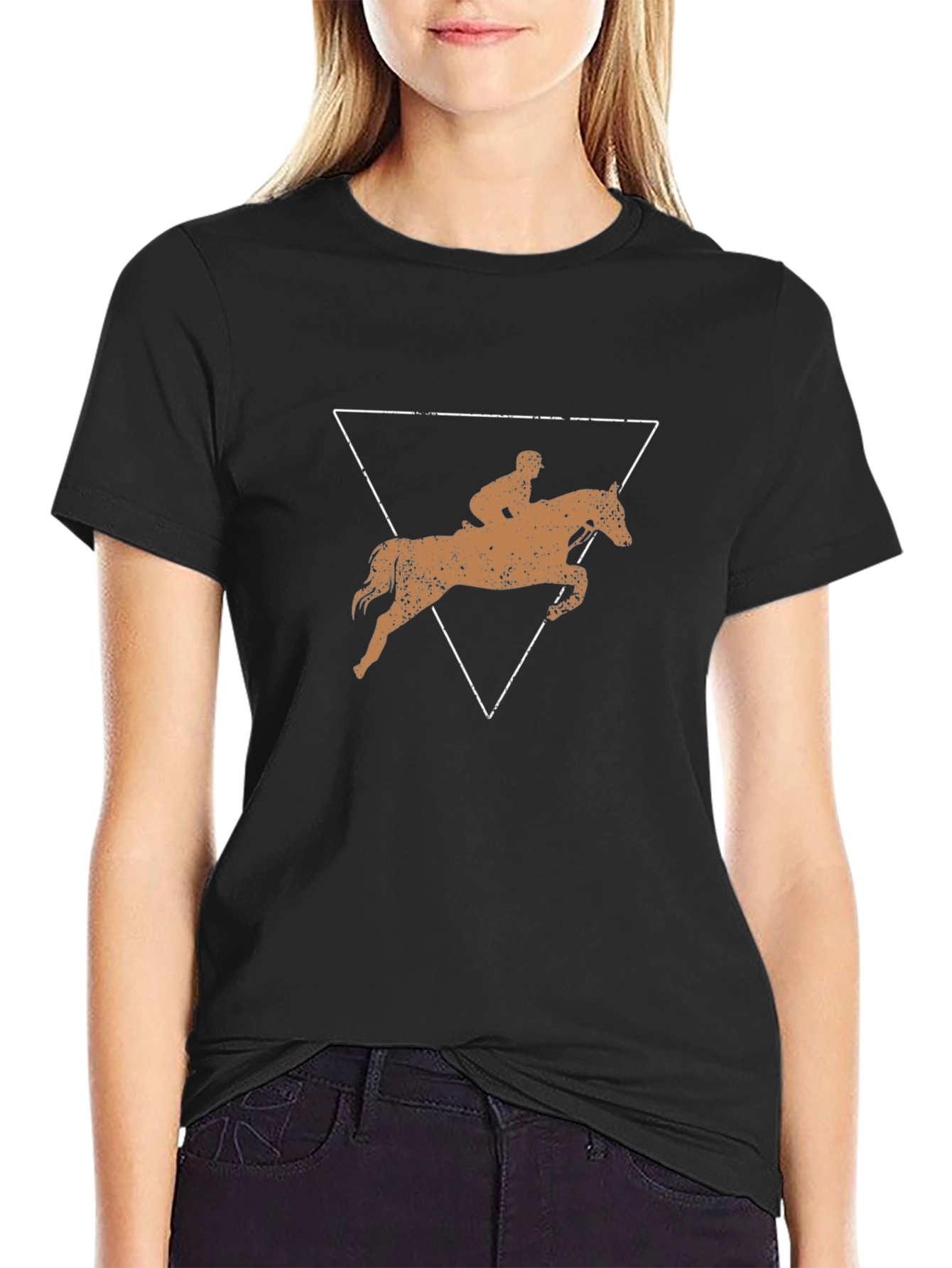 Equestrian Triangle Tee - Horseback Riding Shirt