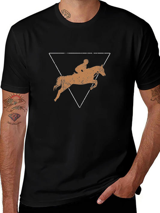 Equestrian Triangle Tee - Horseback Riding Shirt