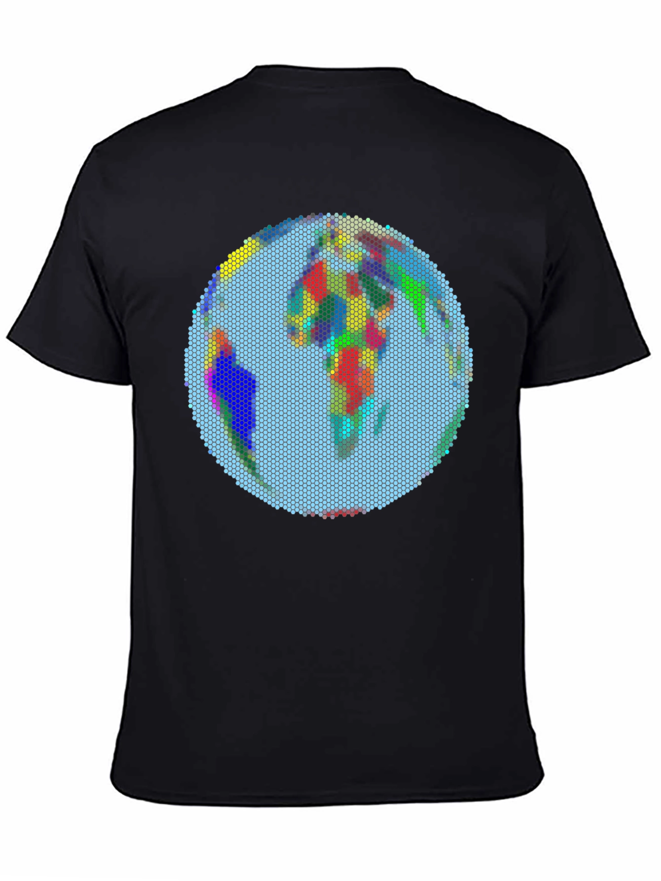 Pixelated Earth Graphic Tee