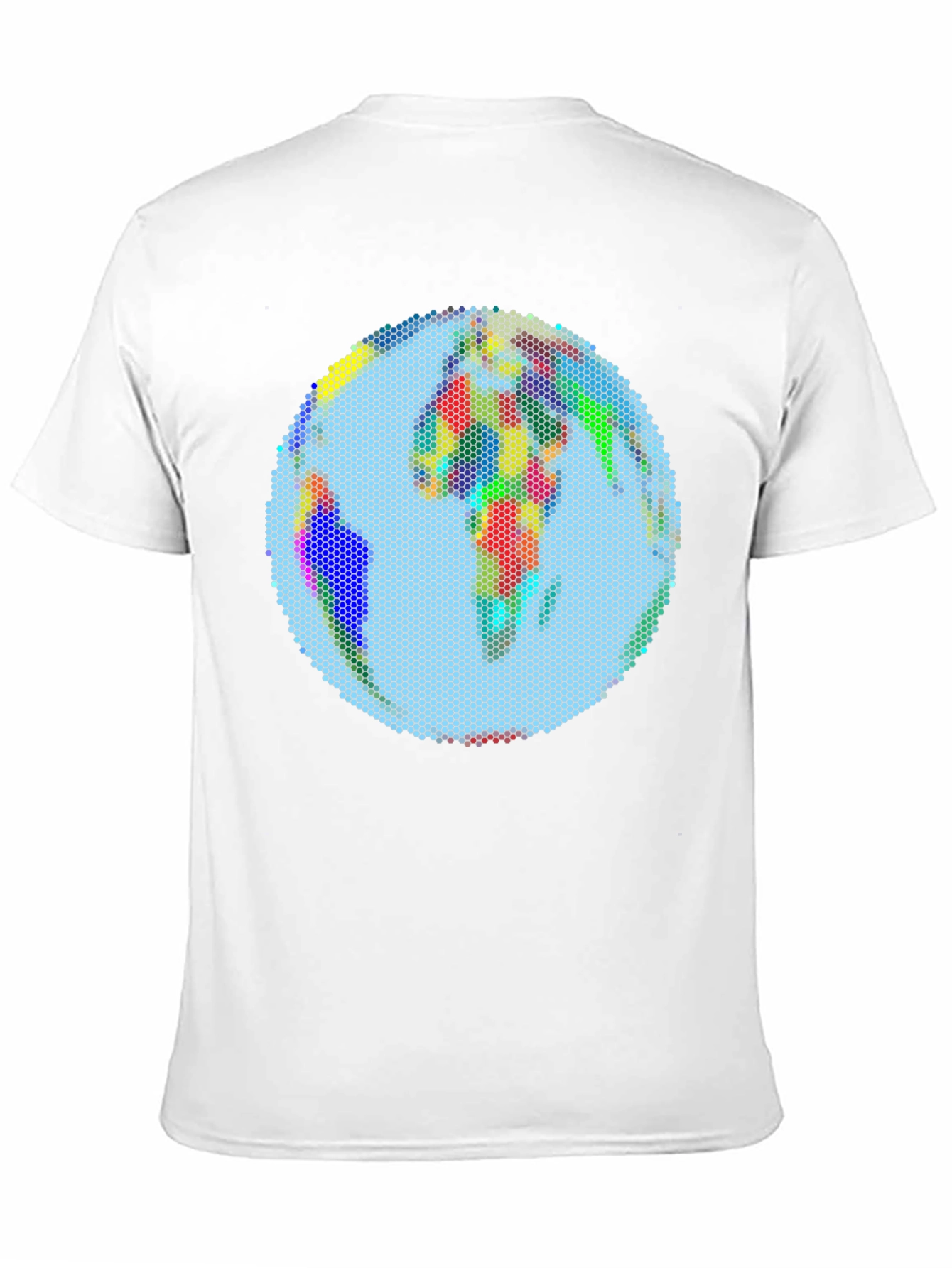 Pixelated Earth Graphic Tee