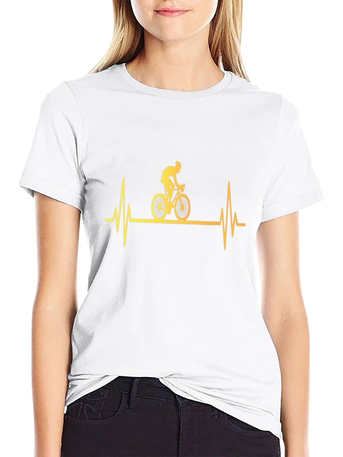 Cycling Heartbeat T-Shirt