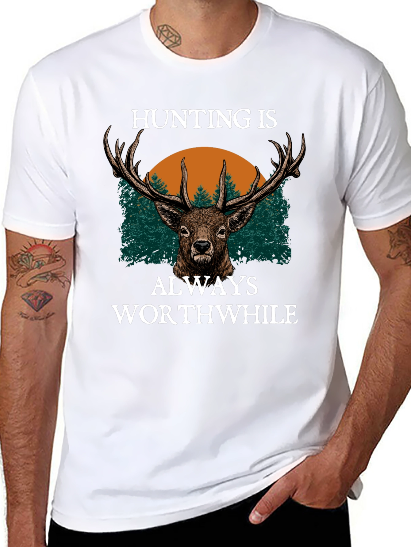 Hunting is Always Worthwhile Graphic Tee