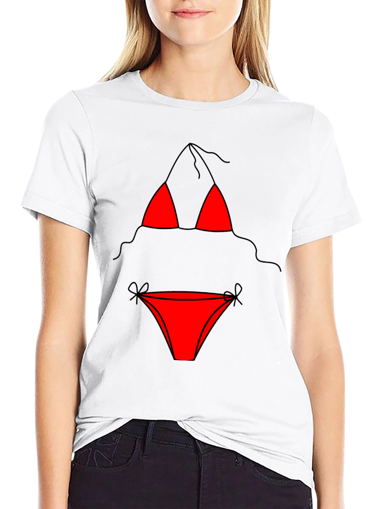 Funny Bikini T-Shirt - Novelty Graphic Tee