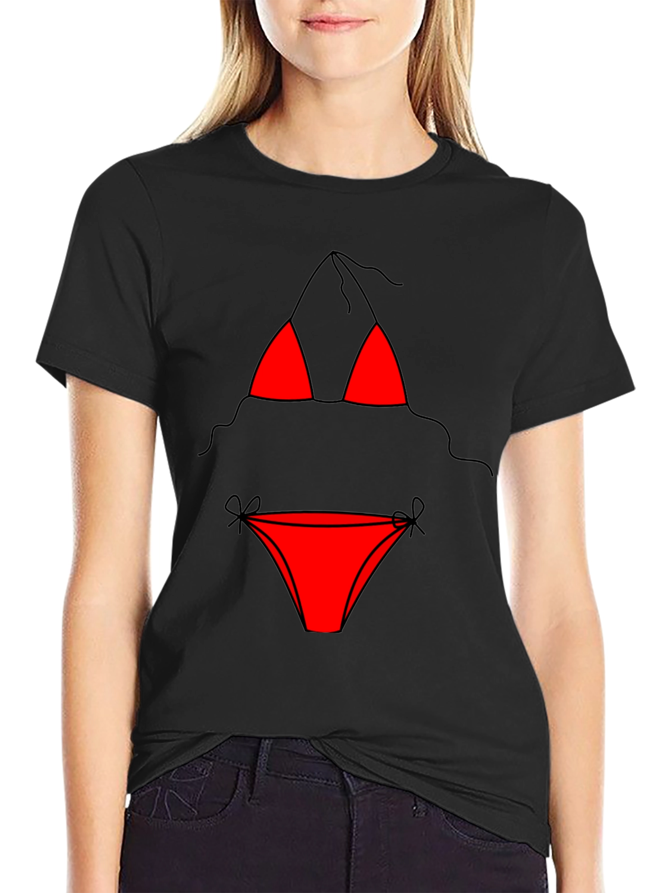 Funny Bikini T-Shirt - Novelty Graphic Tee