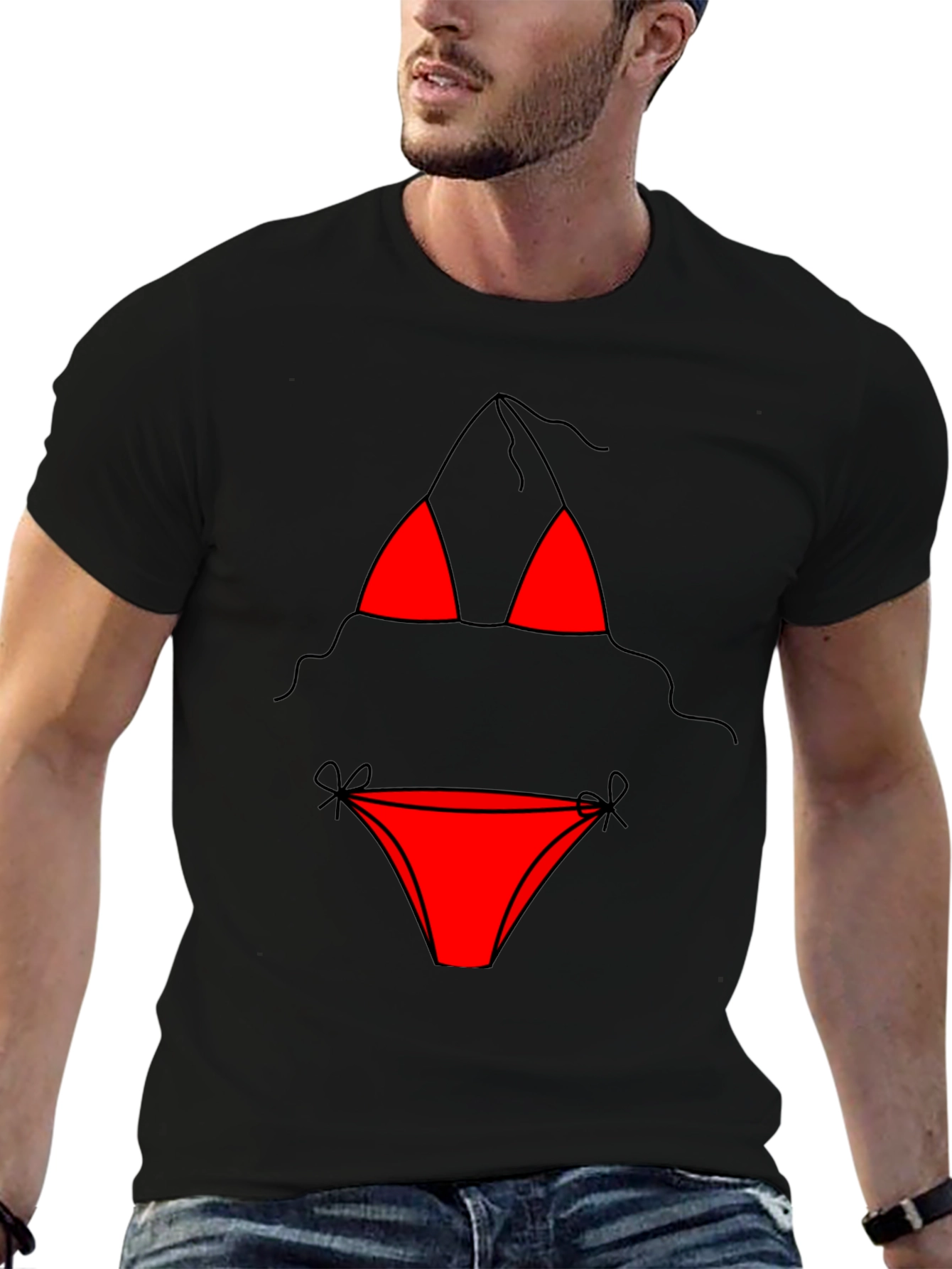 Funny Bikini T-Shirt - Novelty Graphic Tee
