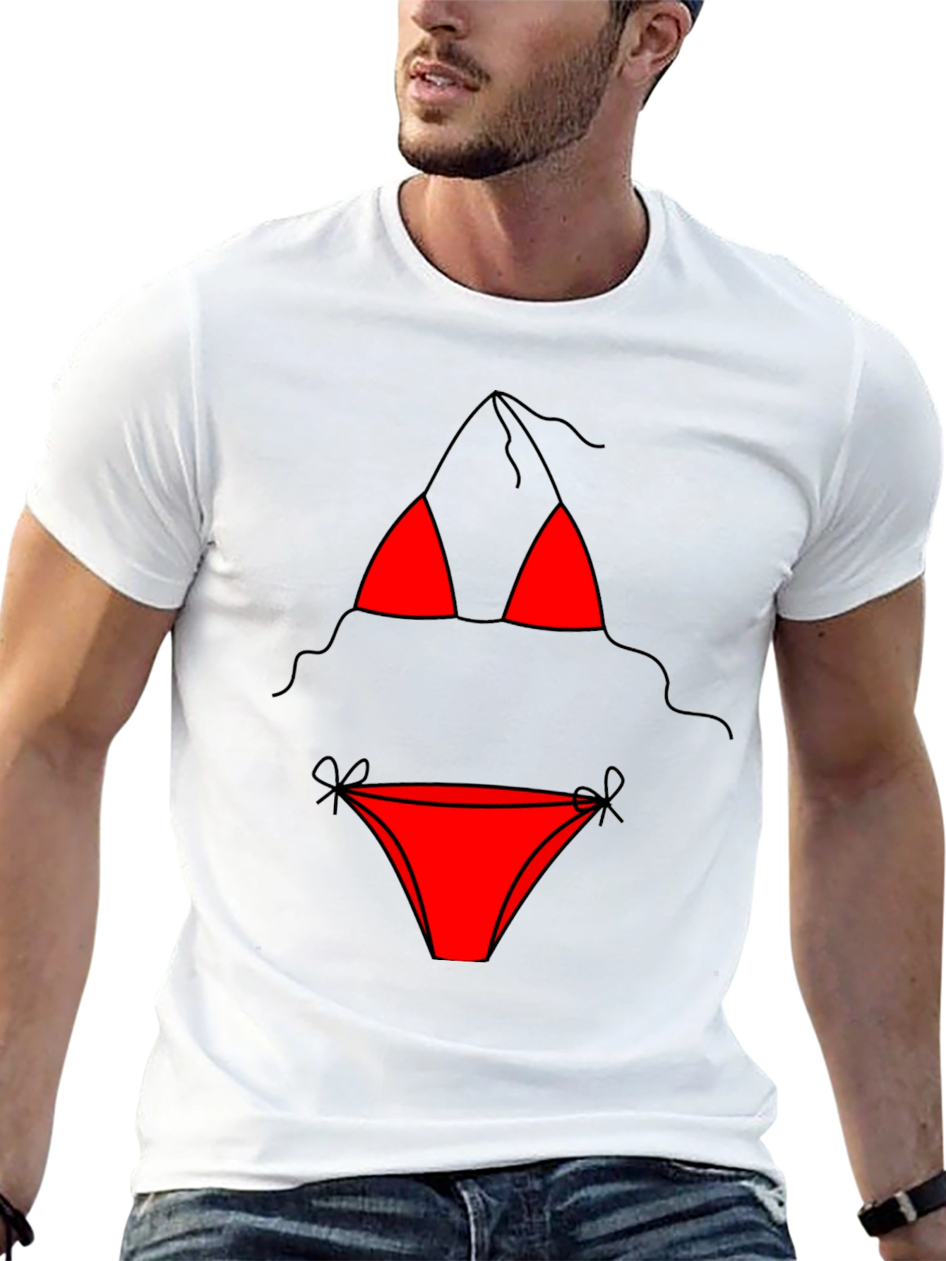 Funny Bikini T-Shirt - Novelty Graphic Tee