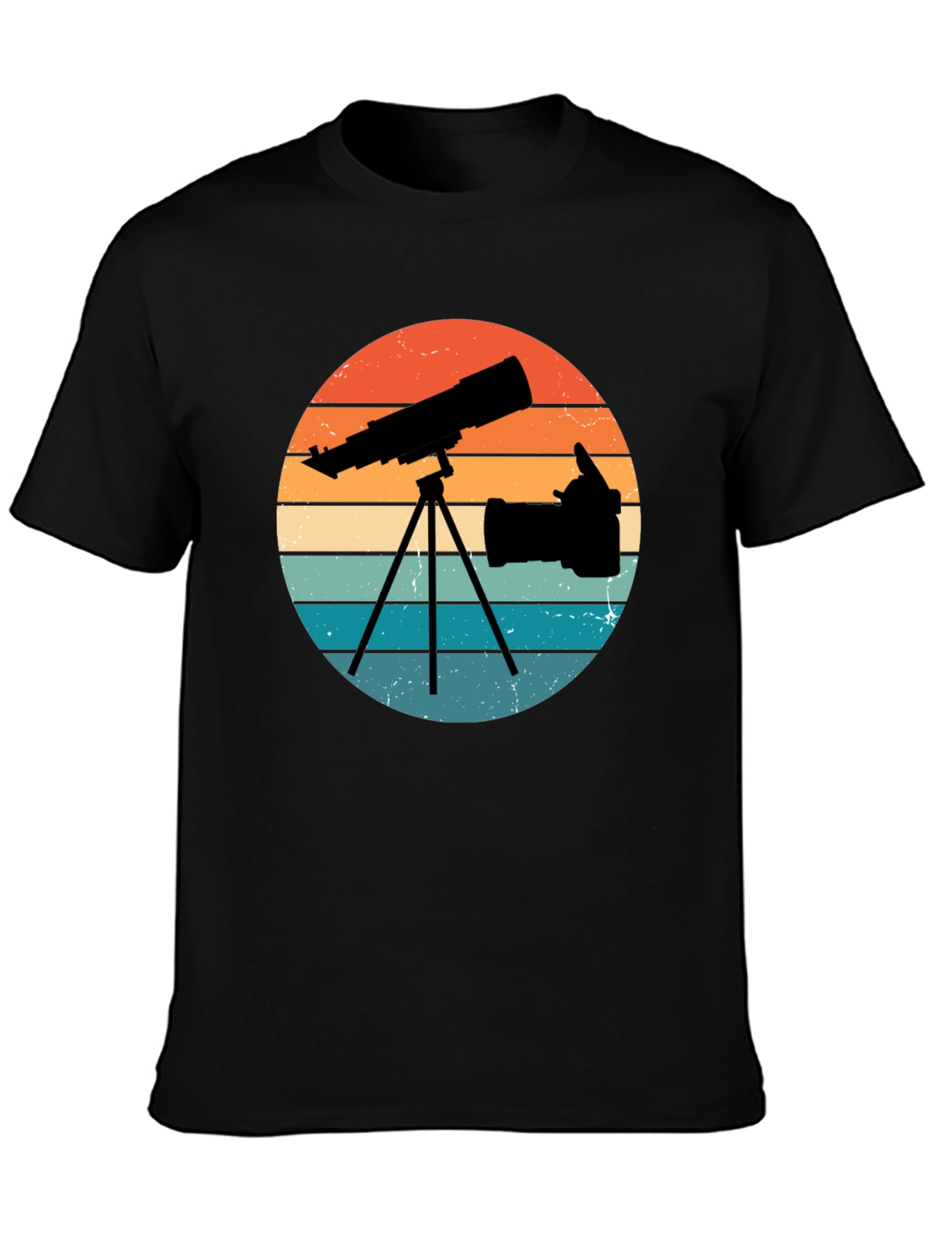 Astronomy Telescope Sunset T-Shirt