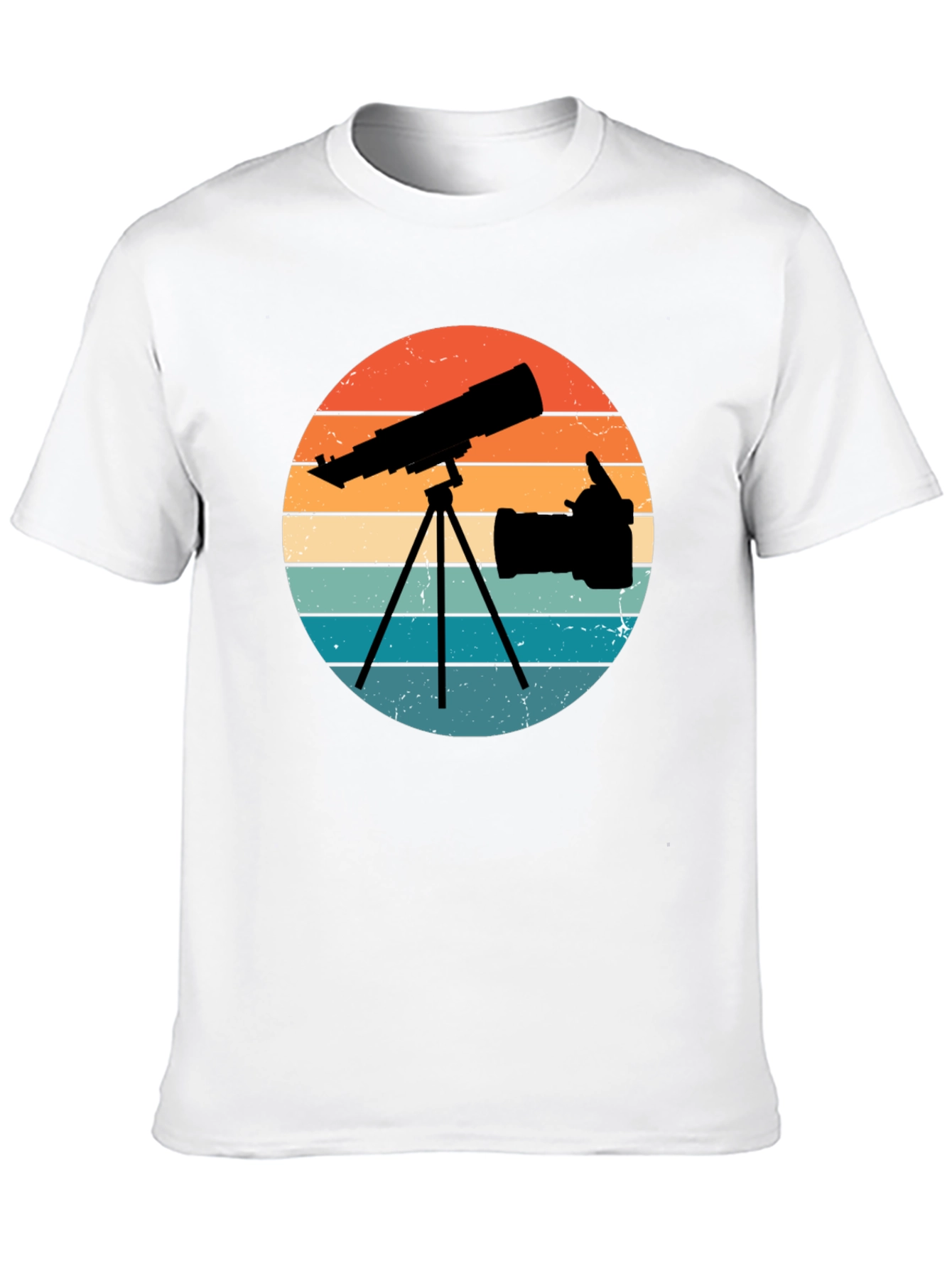 Astronomy Telescope Sunset T-Shirt