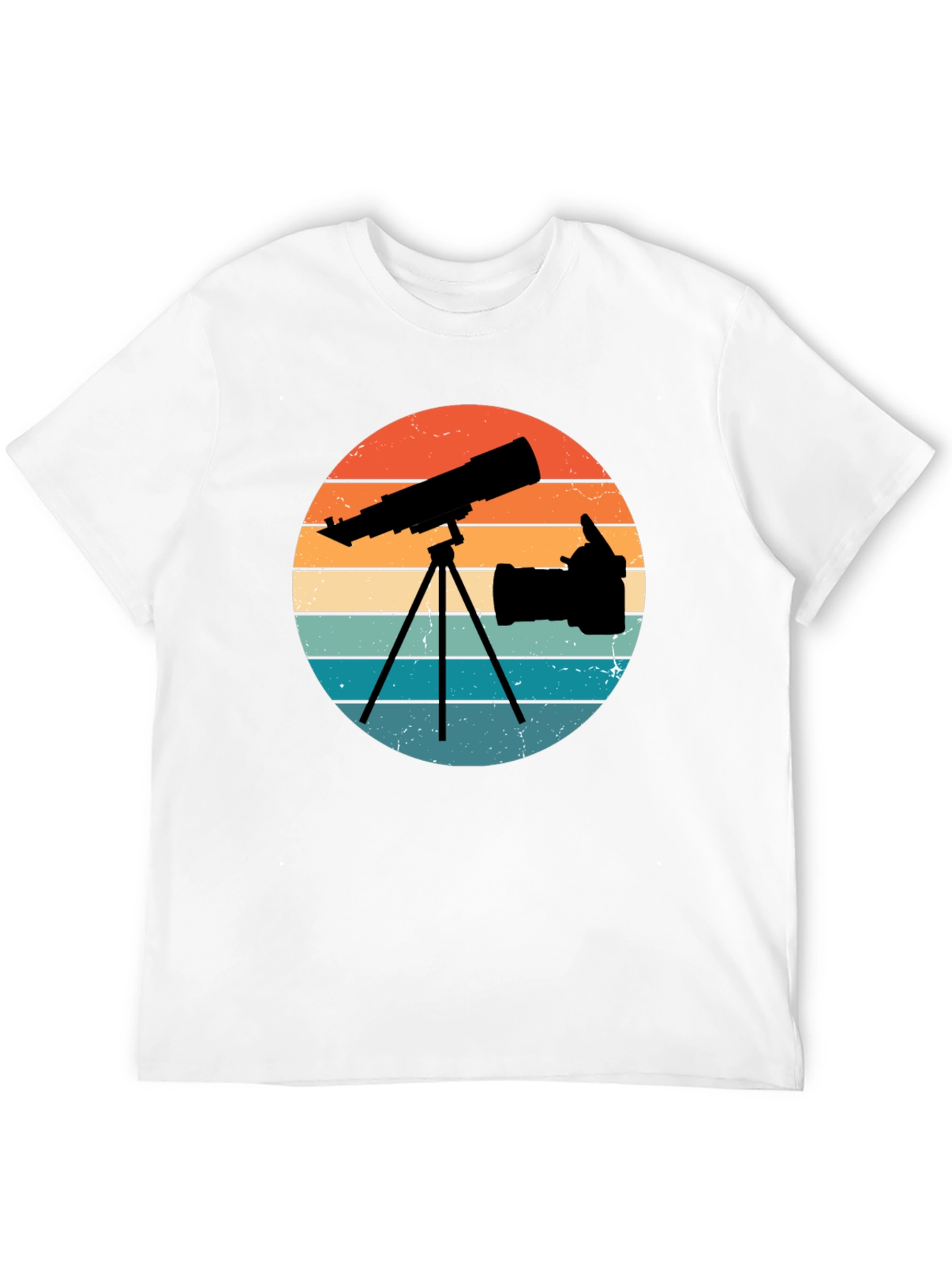 Astronomy Telescope Sunset T-Shirt