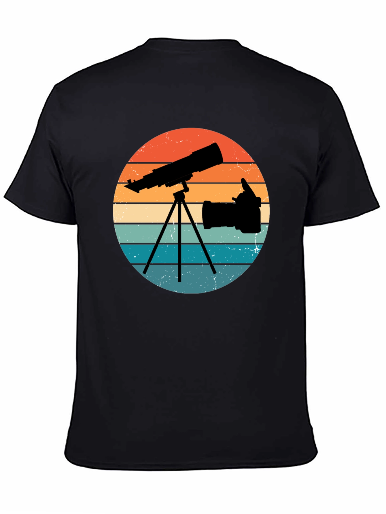 Astronomy Telescope Sunset T-Shirt