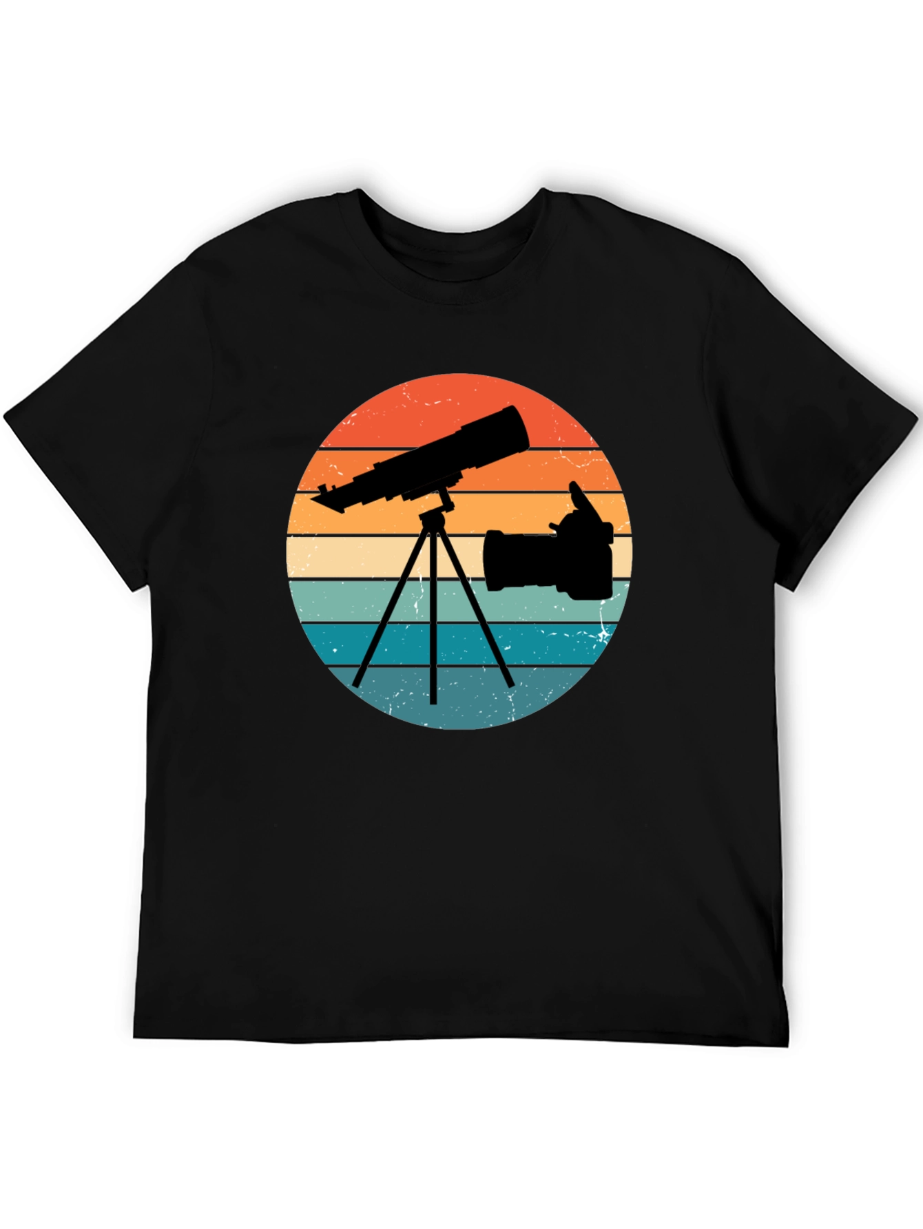 Astronomy Telescope Sunset T-Shirt