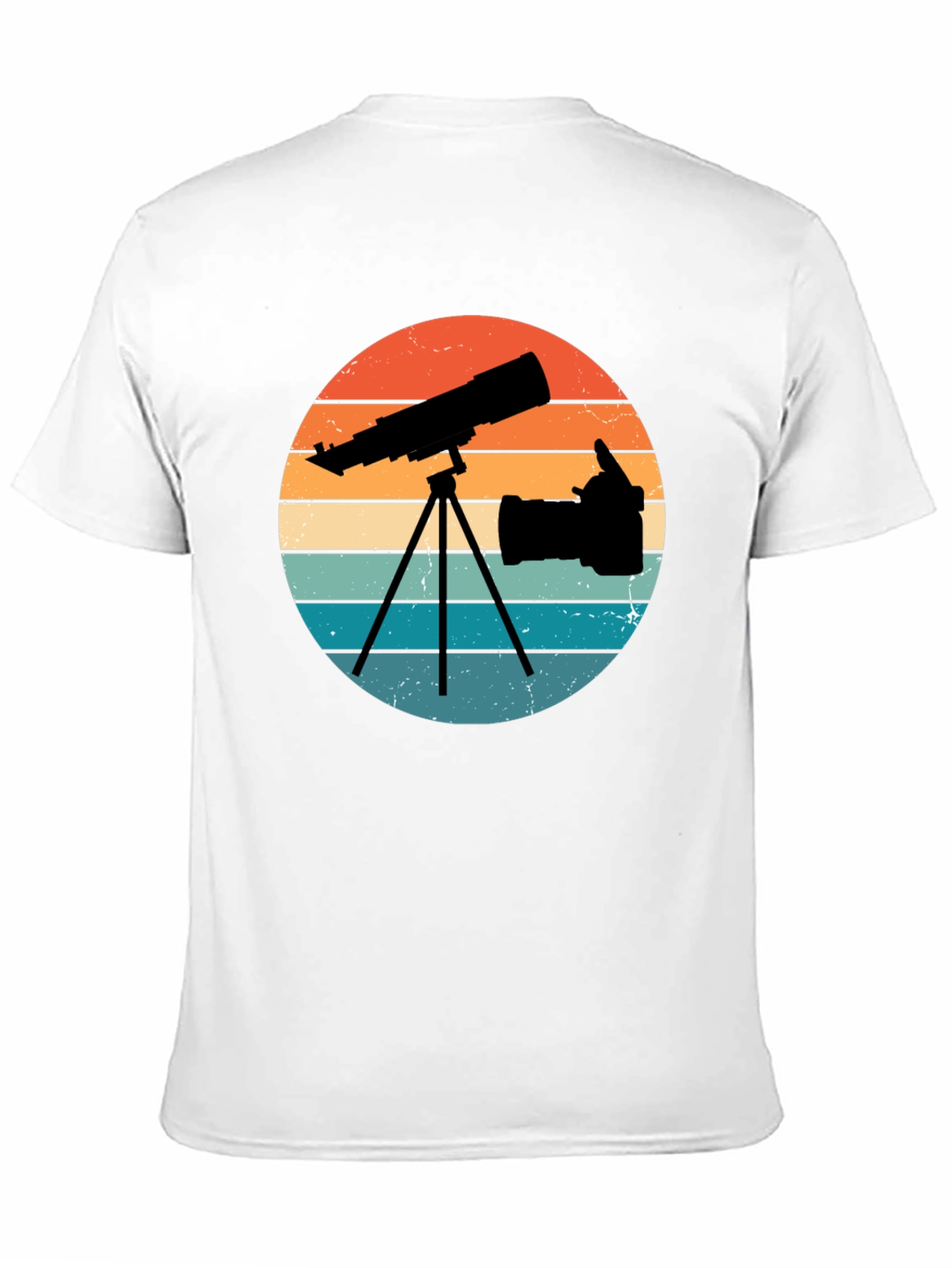 Astronomy Telescope Sunset T-Shirt