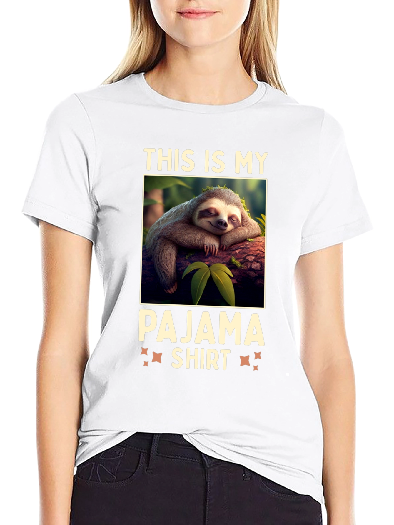 Lazy Sloth Pajama Shirt
