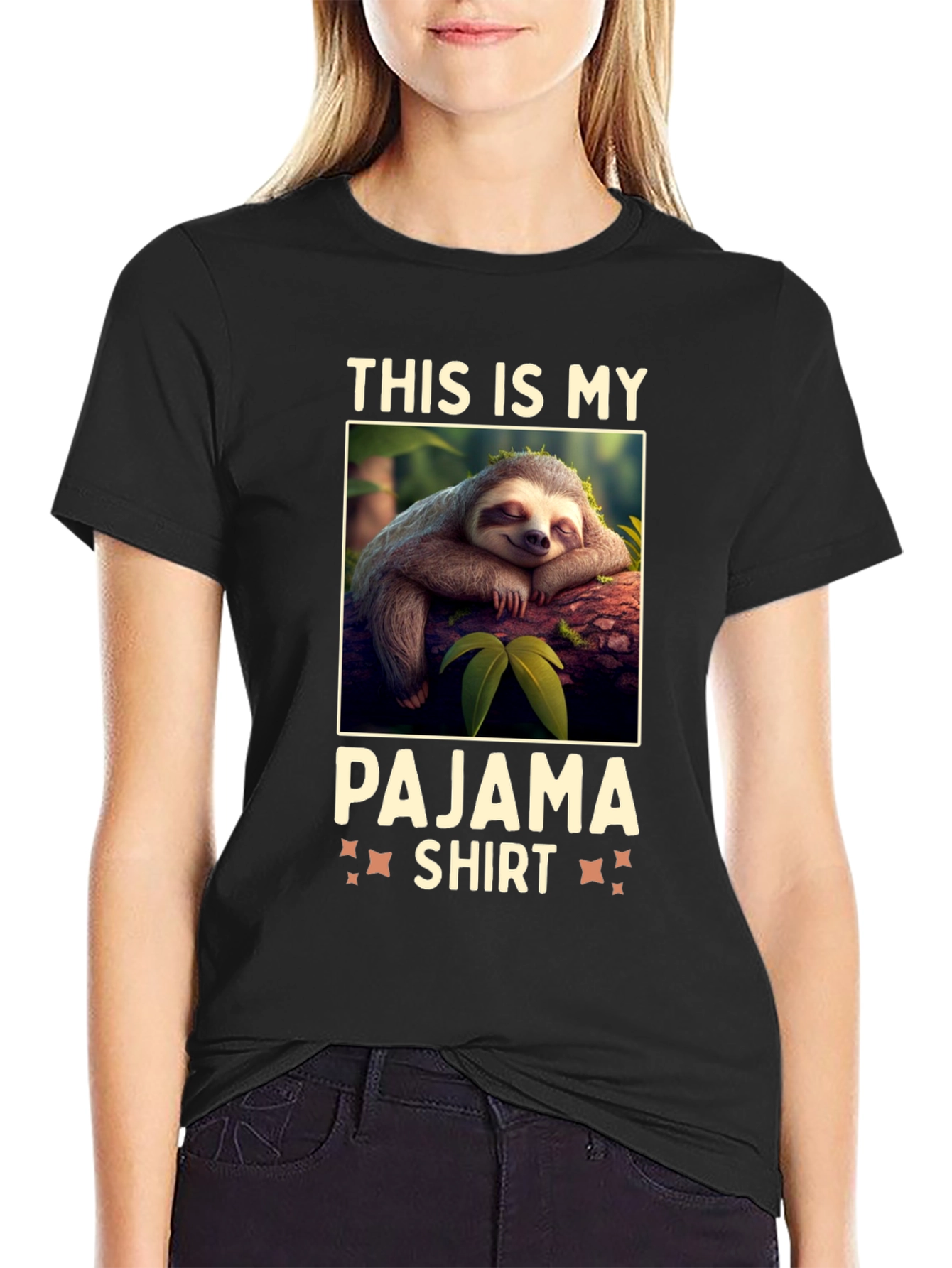 Lazy Sloth Pajama Shirt