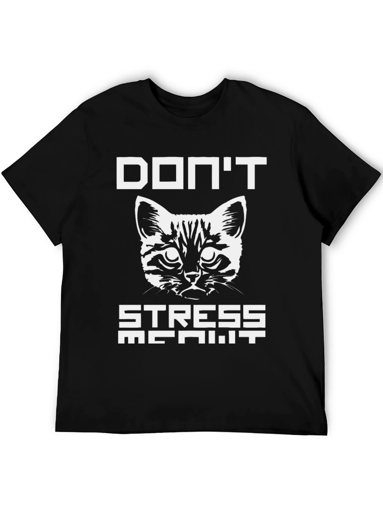Dont Stress Meowt T-Shirt - Cat Lover Tee