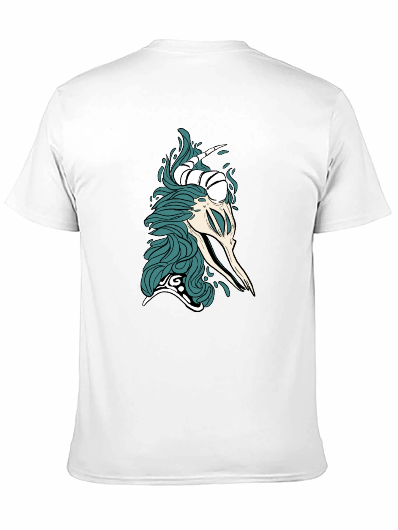 Mystic Skull Graphic Tee - Black Cotton Comfort