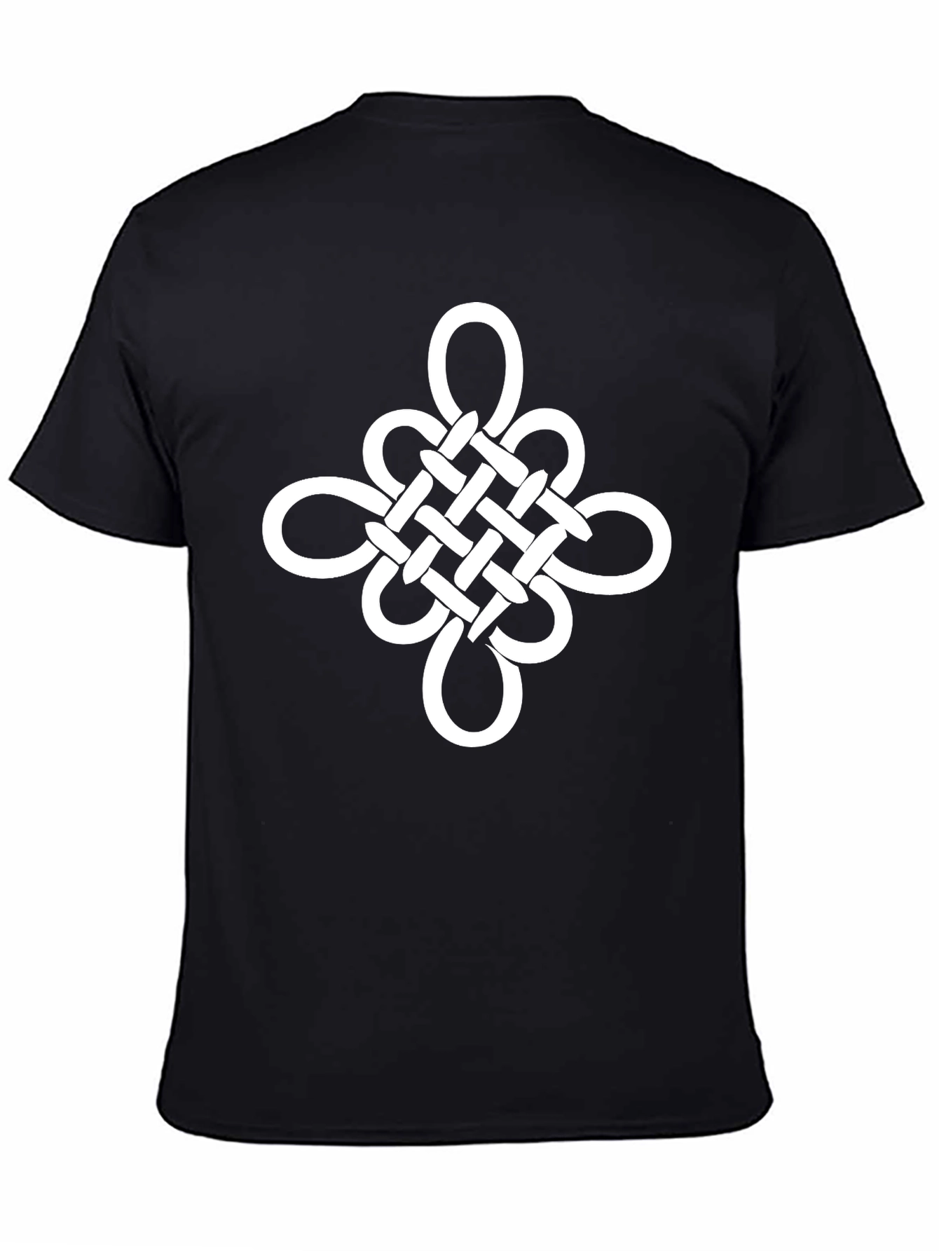 Endless Knot Graphic Tee - Unisex Black T-Shirt