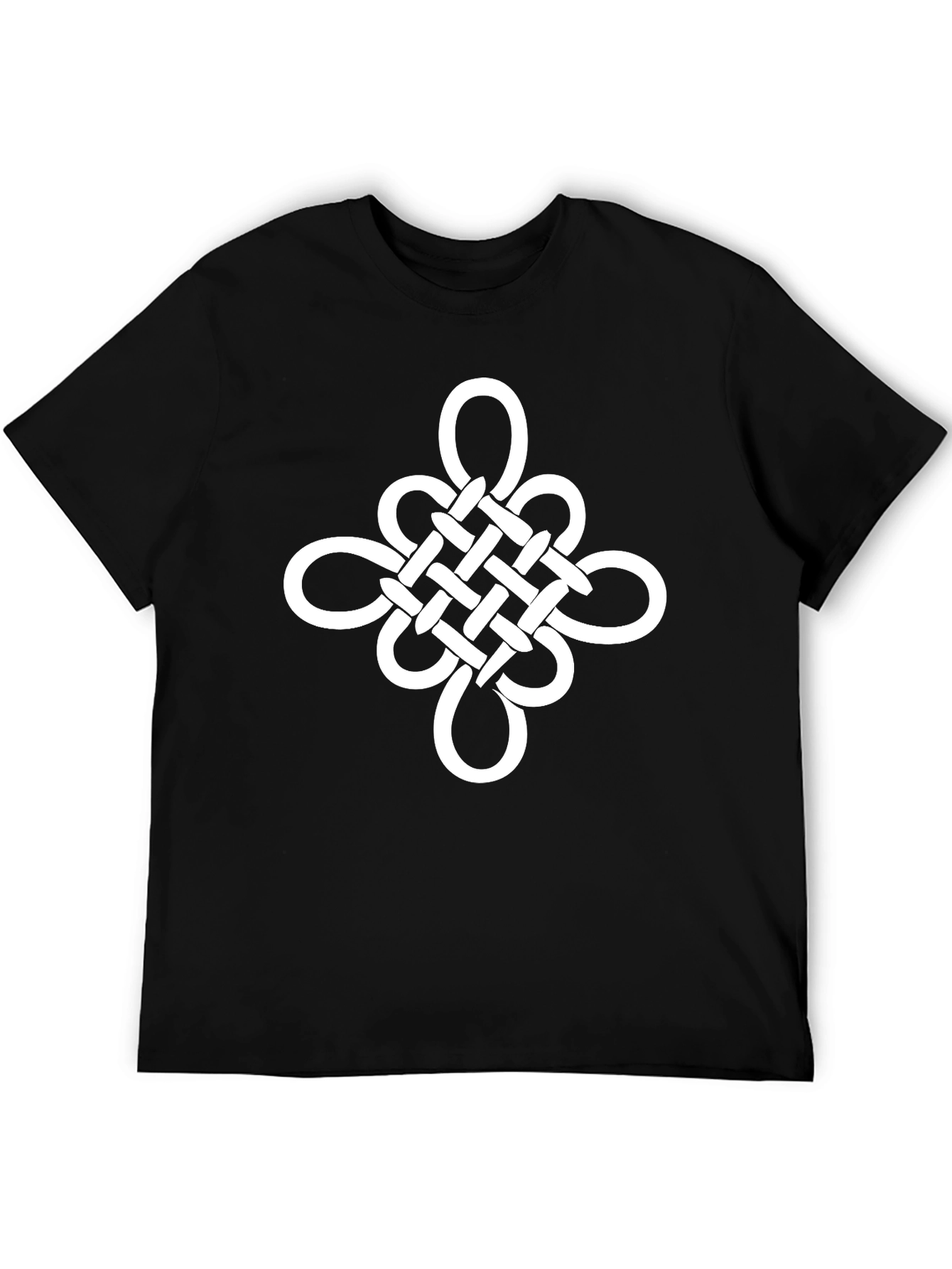 Endless Knot Graphic Tee - Unisex Black T-Shirt