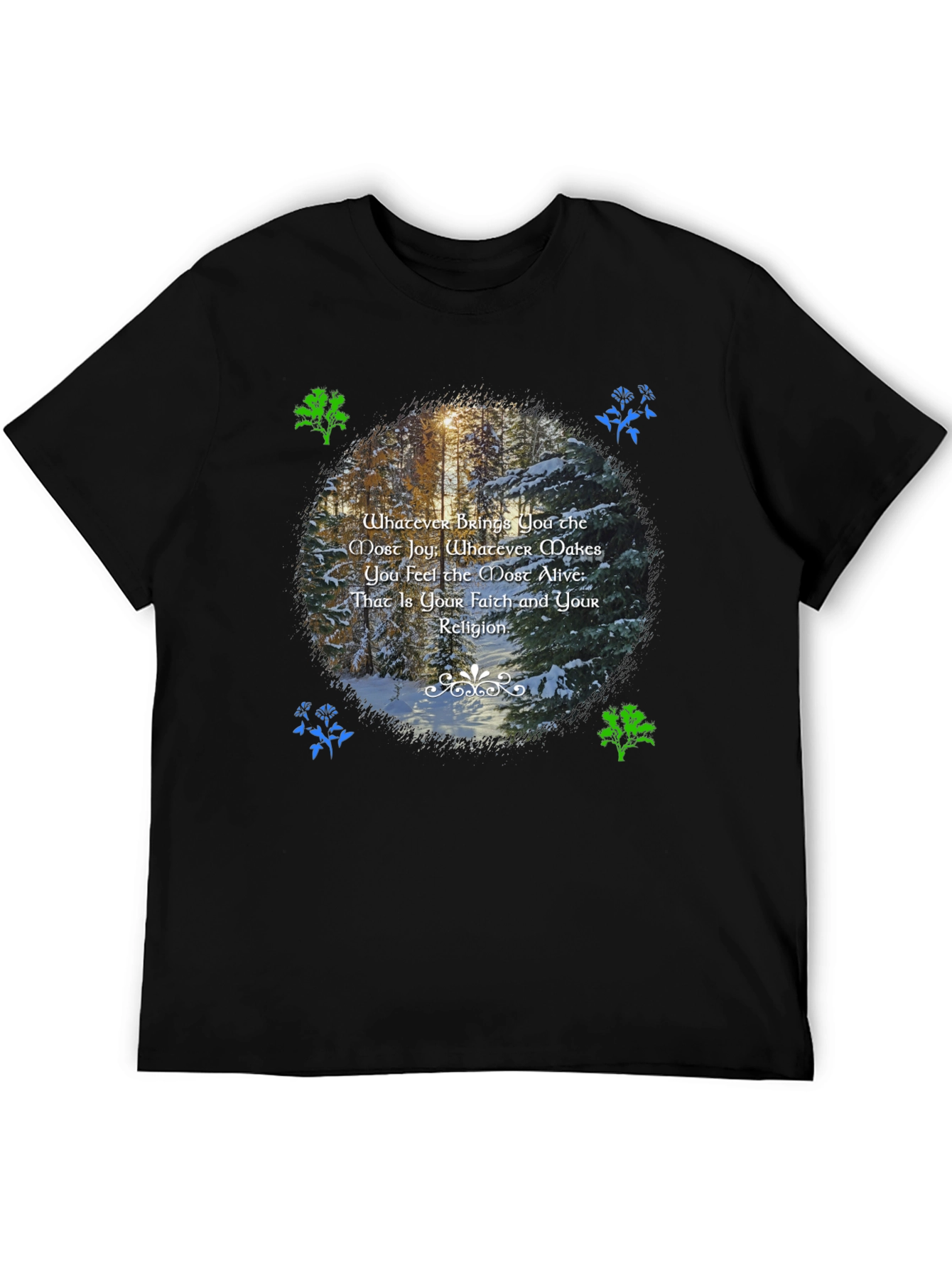 Nature Inspired T-Shirt - Find Your Faith