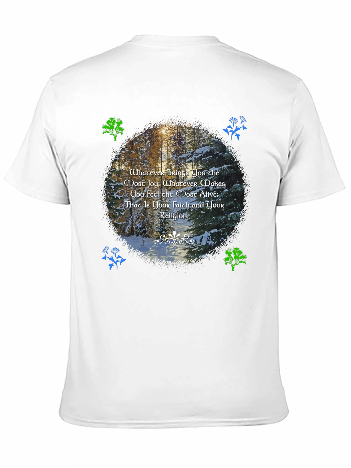 Nature Inspired T-Shirt - Find Your Faith