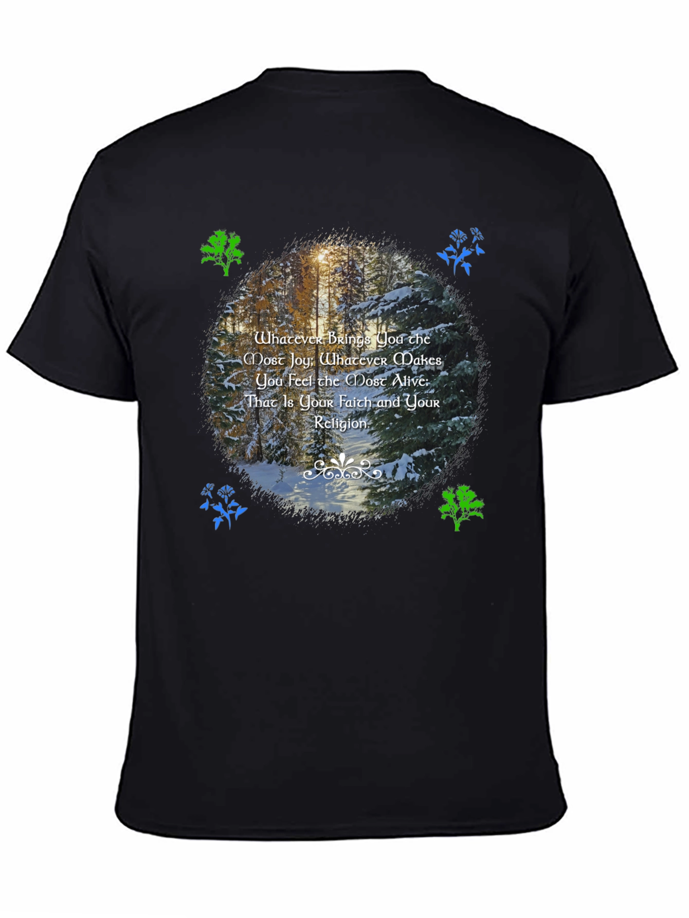 Nature Inspired T-Shirt - Find Your Faith