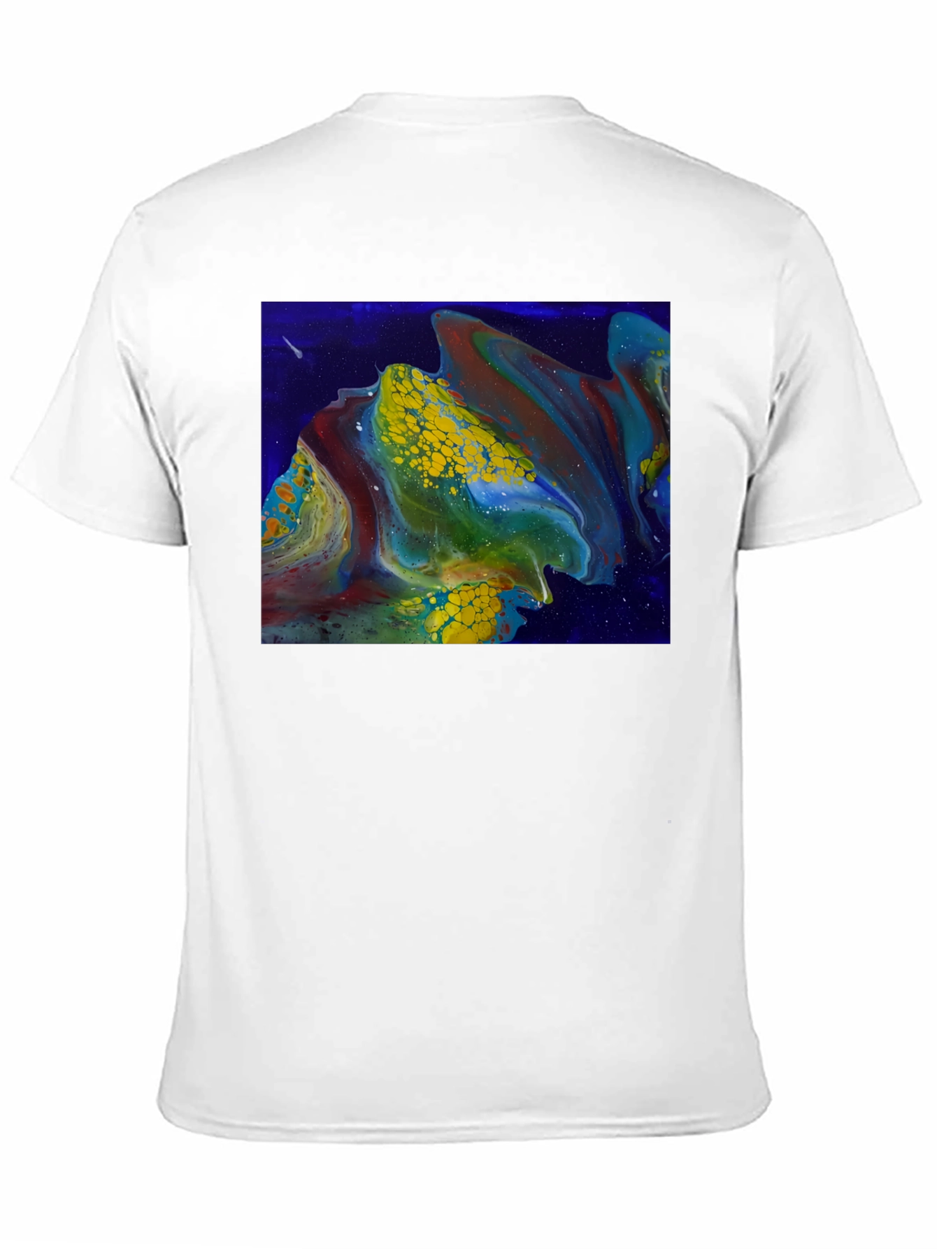 Abstract Fluid Art Graphic T-Shirt