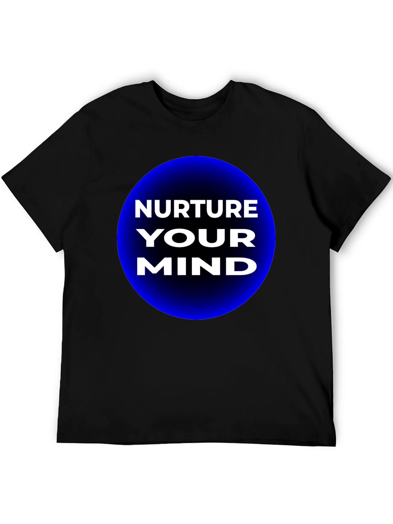 Nurture Your Mind T-Shirt - Black Graphic Tee