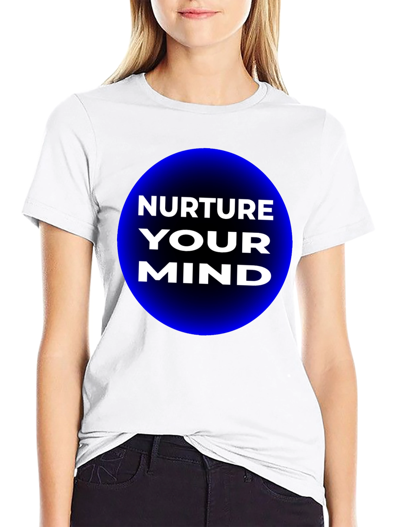 Nurture Your Mind T-Shirt - Black Graphic Tee