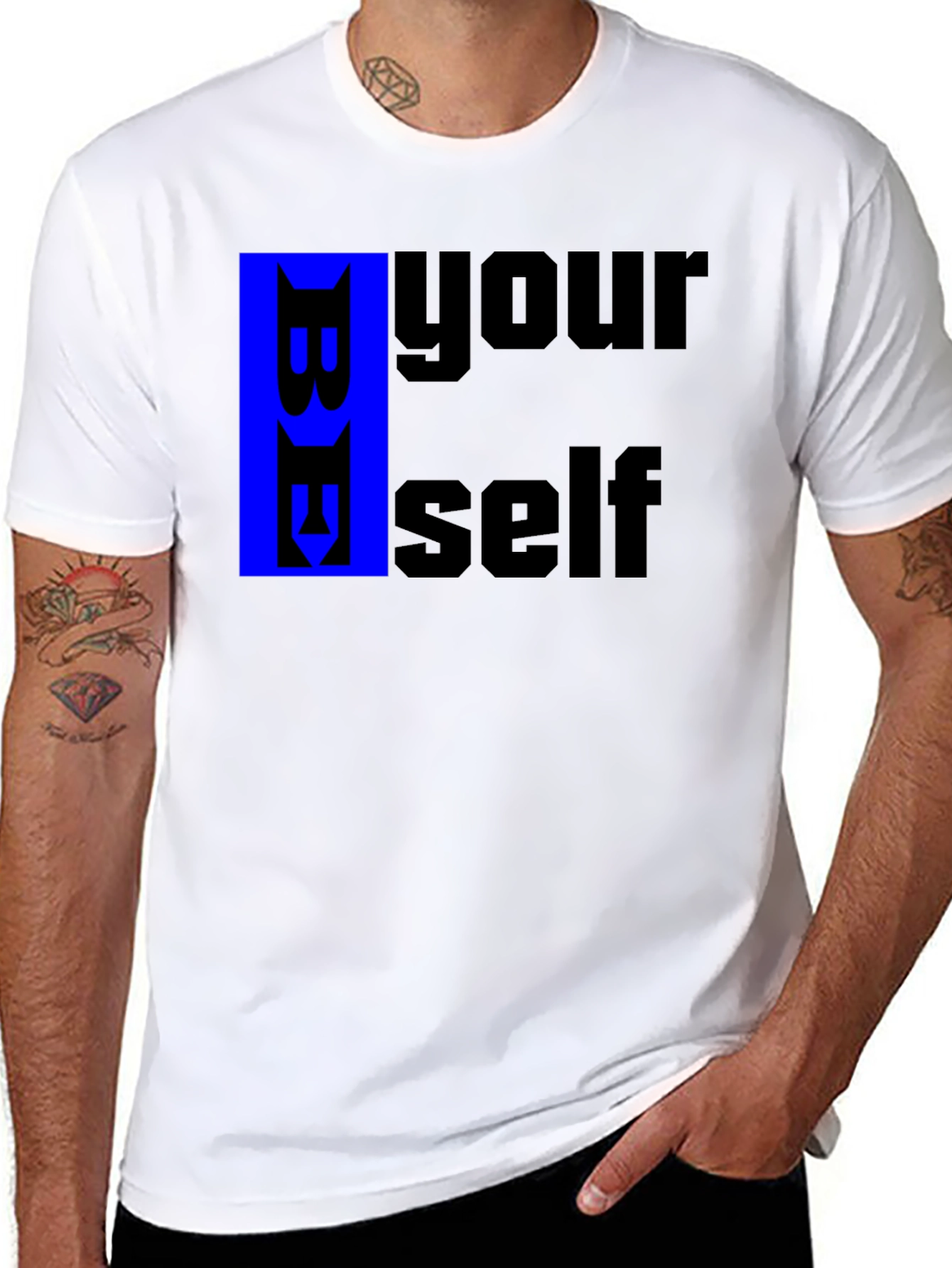 Be Yourself Black T-Shirt