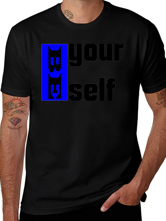 Be Yourself Black T-Shirt