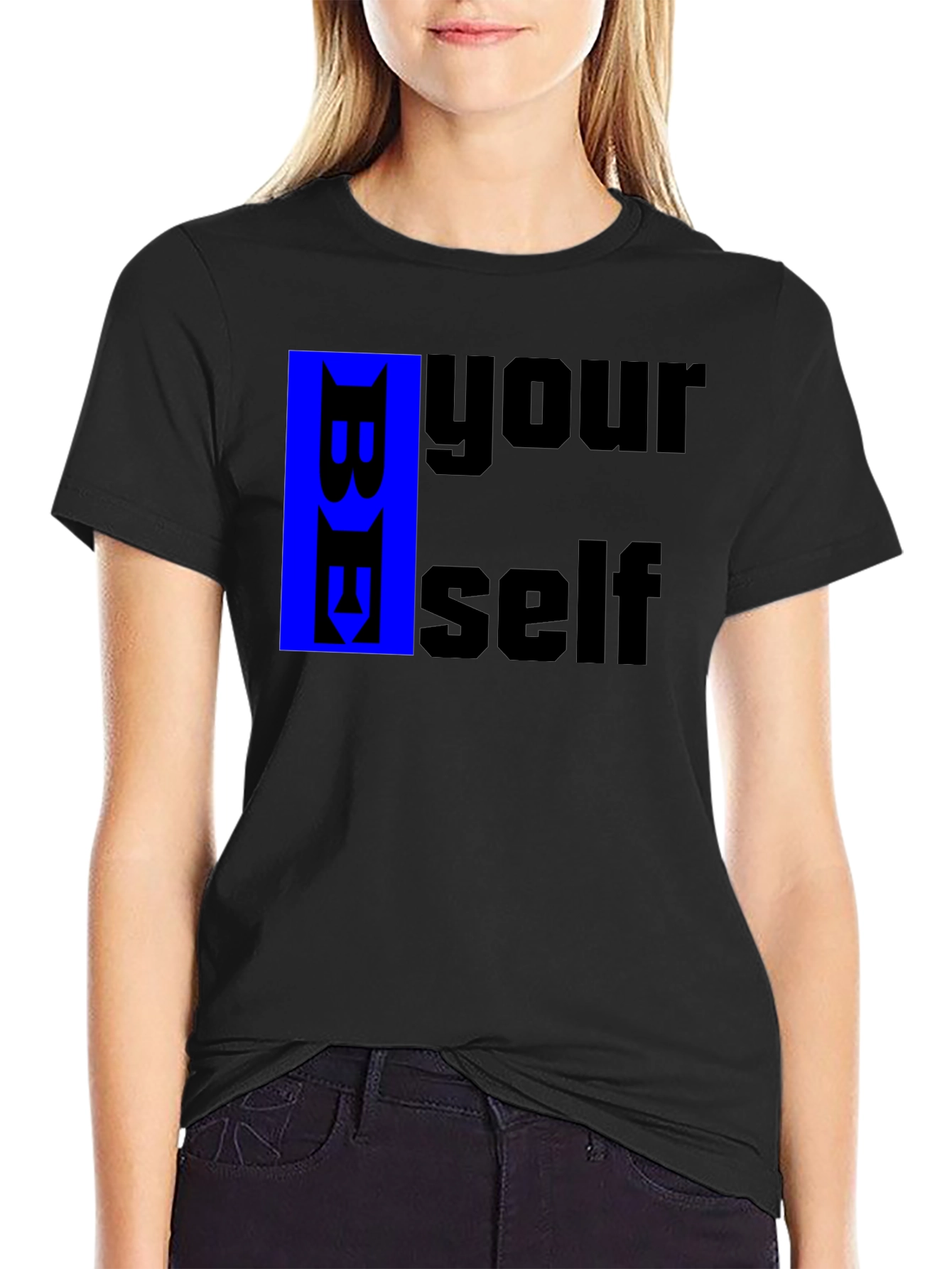 Be Yourself Black T-Shirt