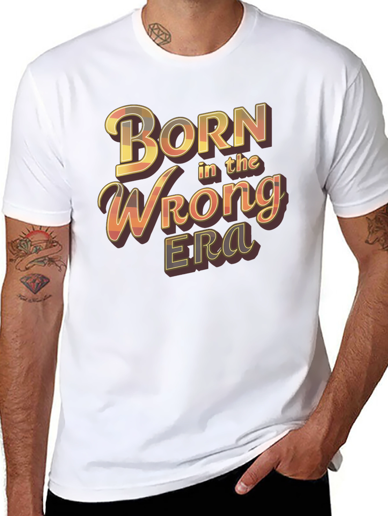 Born in the Wrong Era Graphic T-Shirt