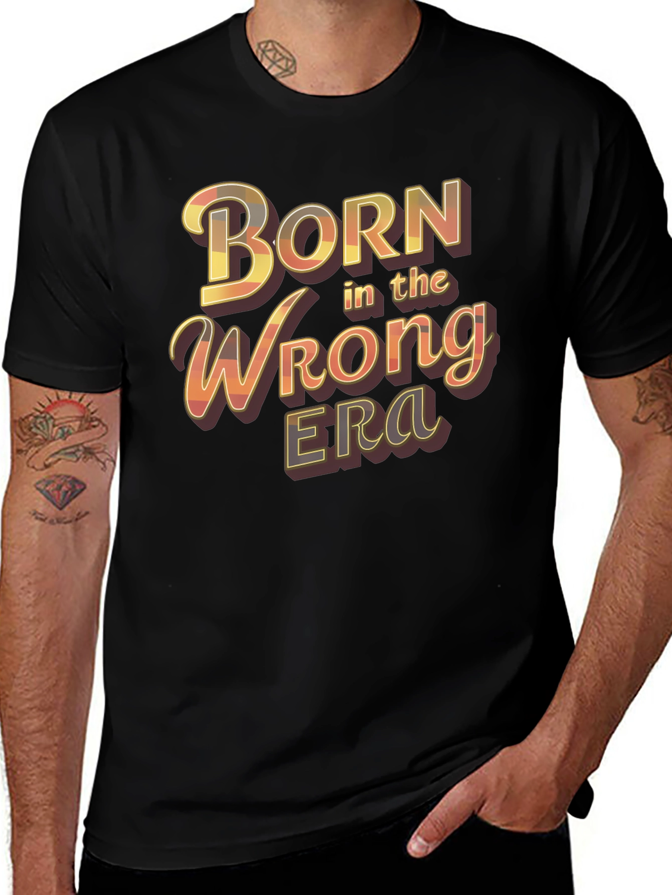 Born in the Wrong Era Graphic T-Shirt