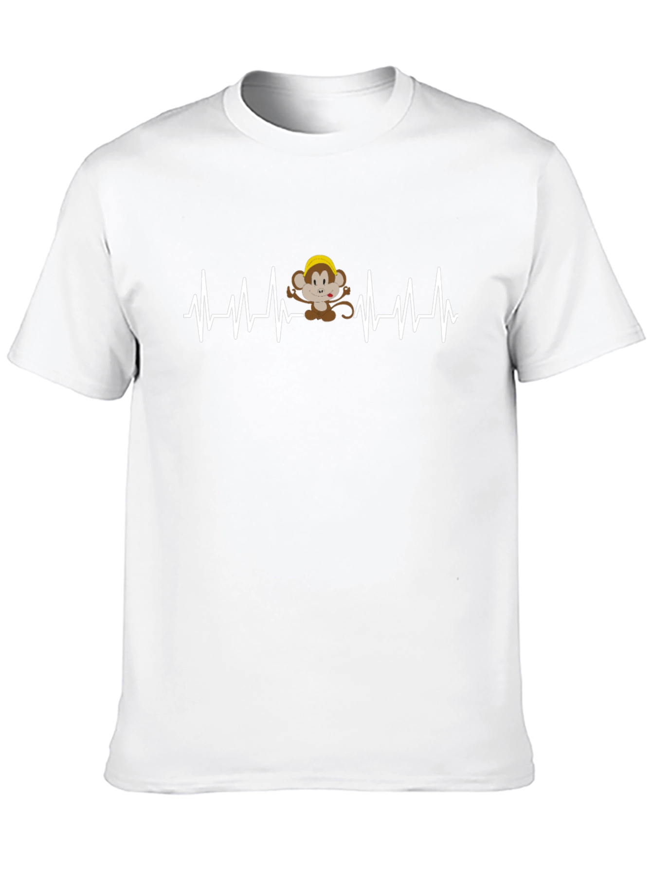 Monkey Heartbeat T-Shirt - Funny & Unique