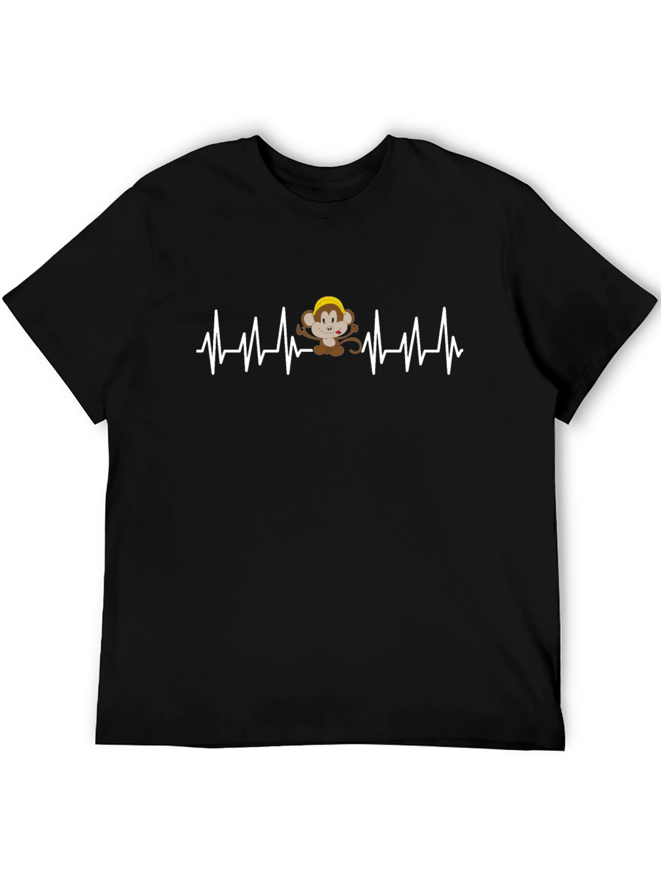 Monkey Heartbeat T-Shirt - Funny & Unique