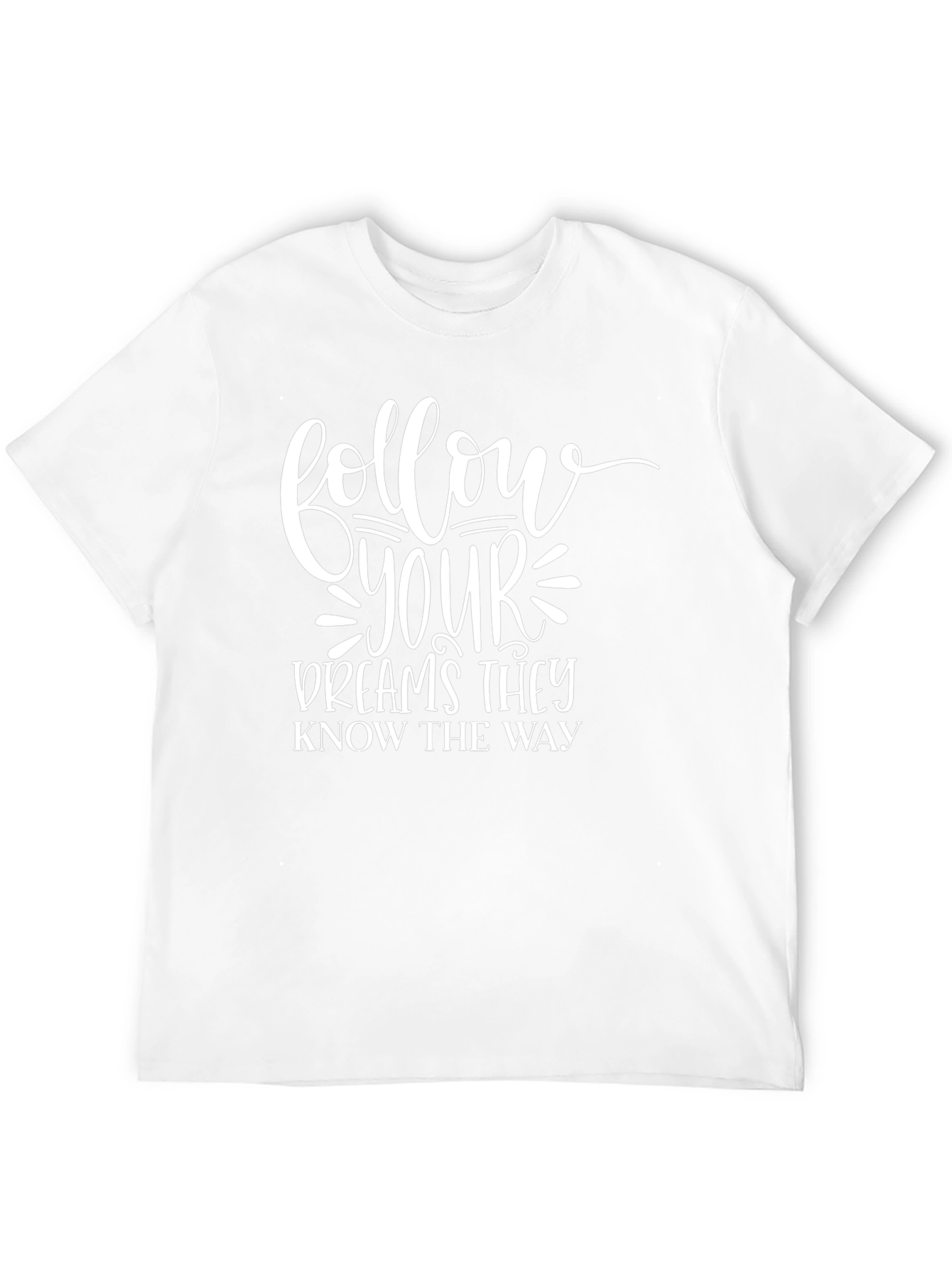 Follow Your Dreams Black Graphic Tee