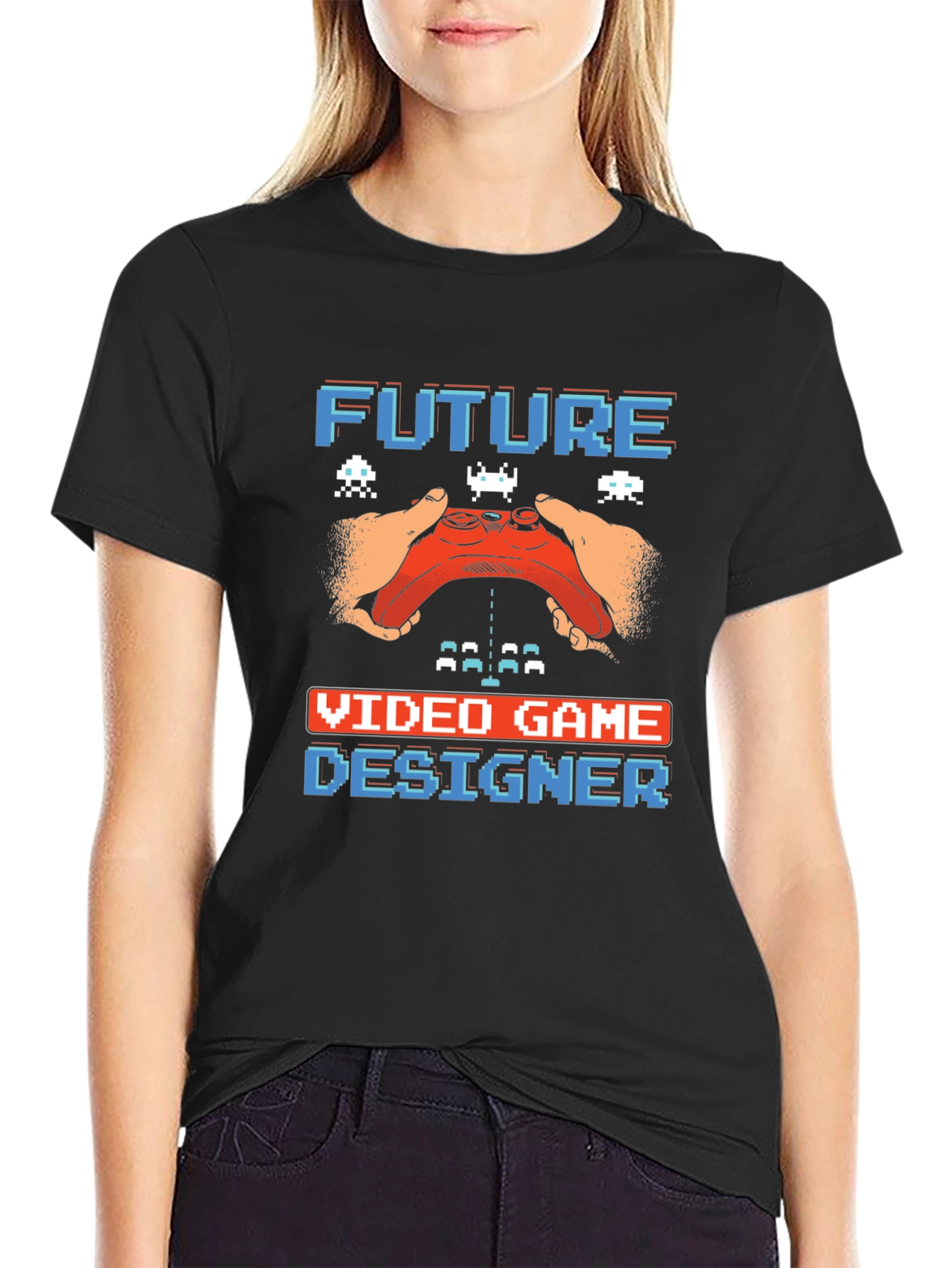 Future Video Game Designer Black T-Shirt