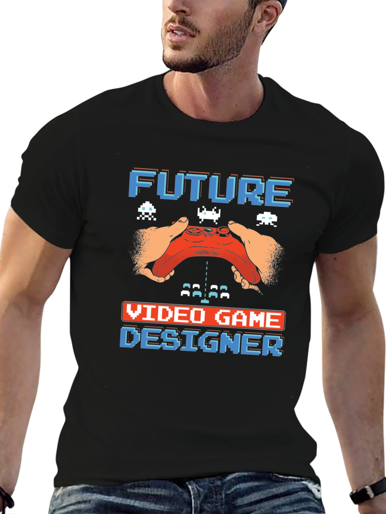 Future Video Game Designer Black T-Shirt