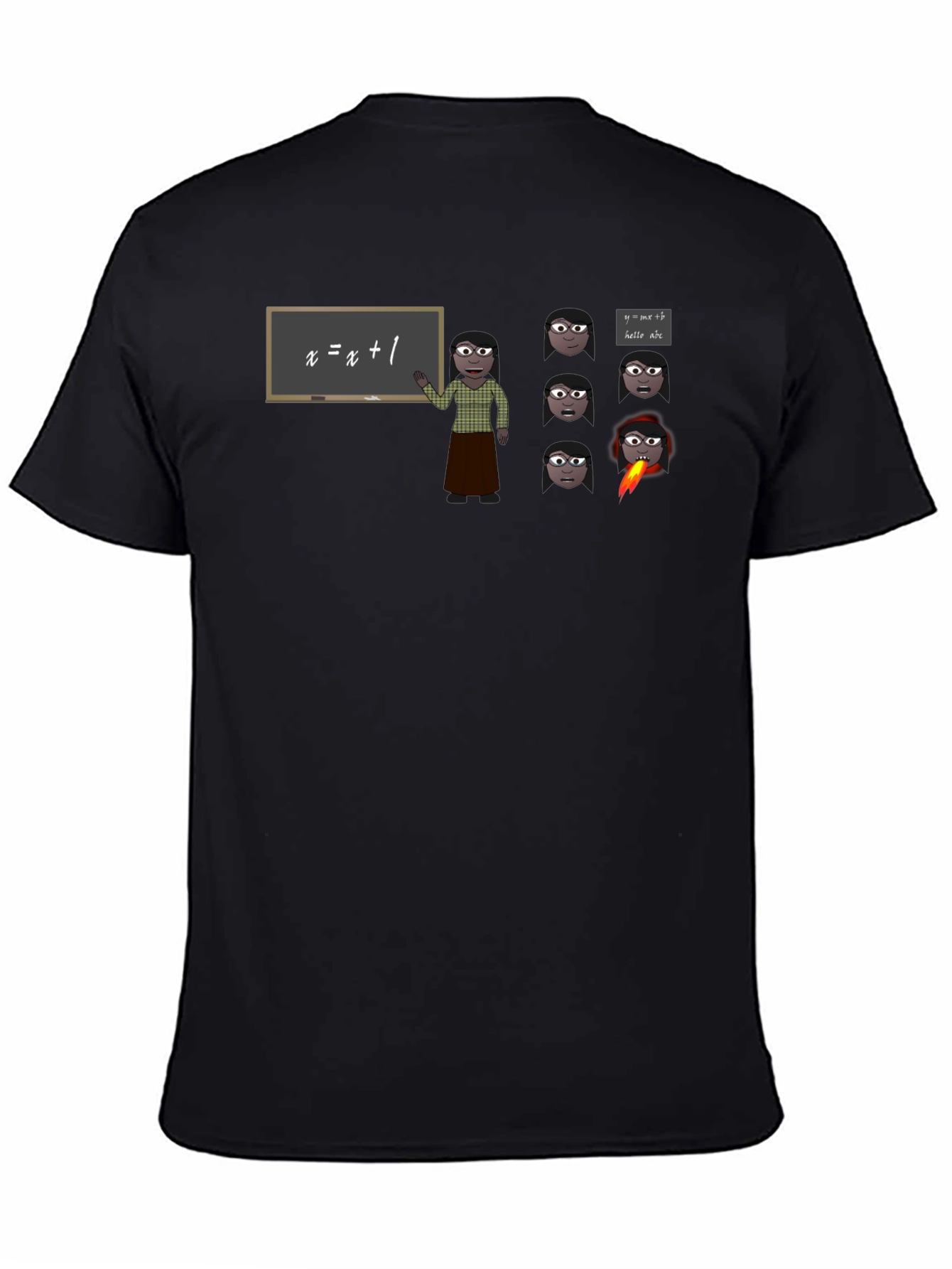 Math Teacher T-Shirt - Equations & Expressions