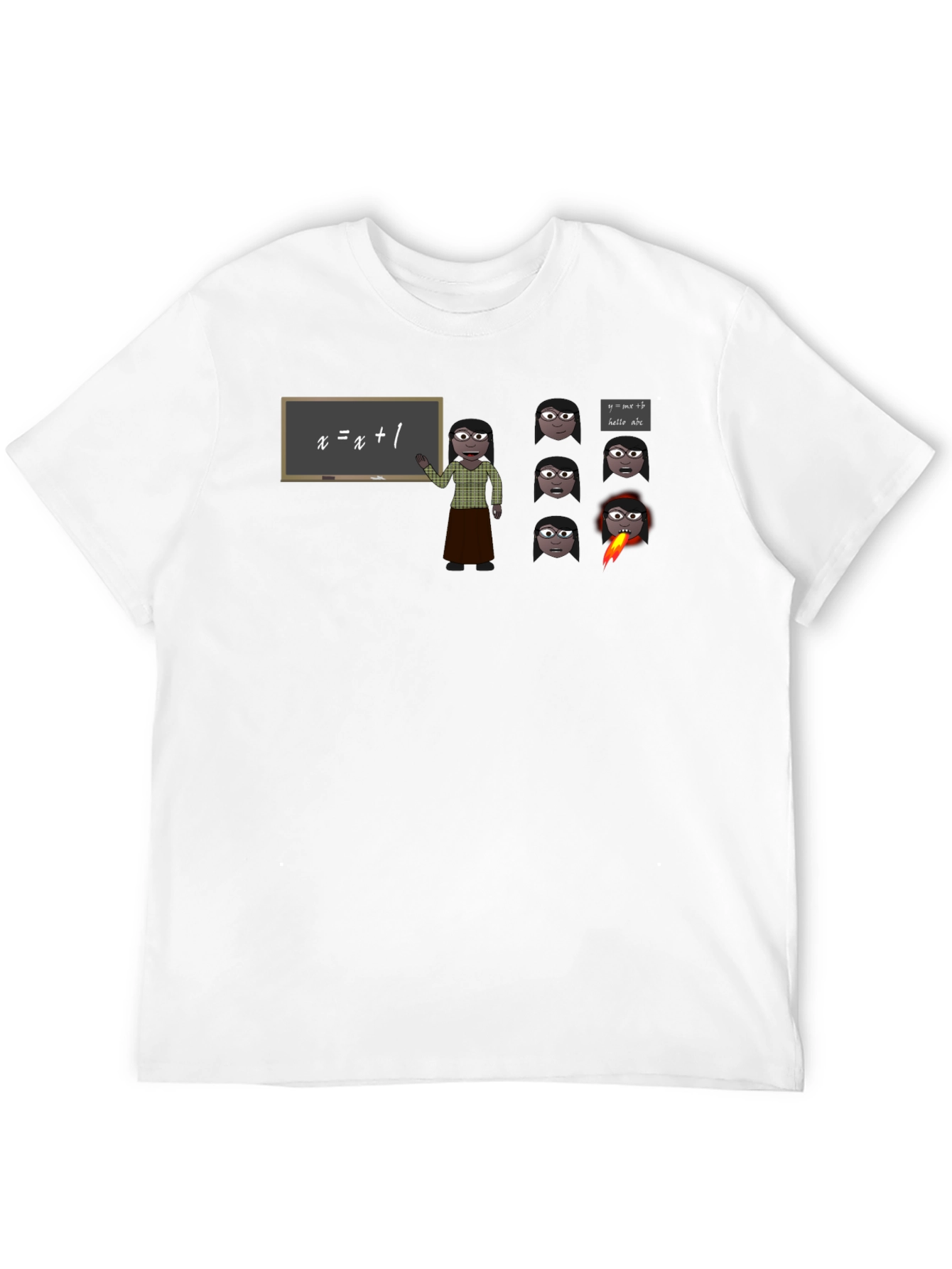 Math Teacher T-Shirt - Equations & Expressions