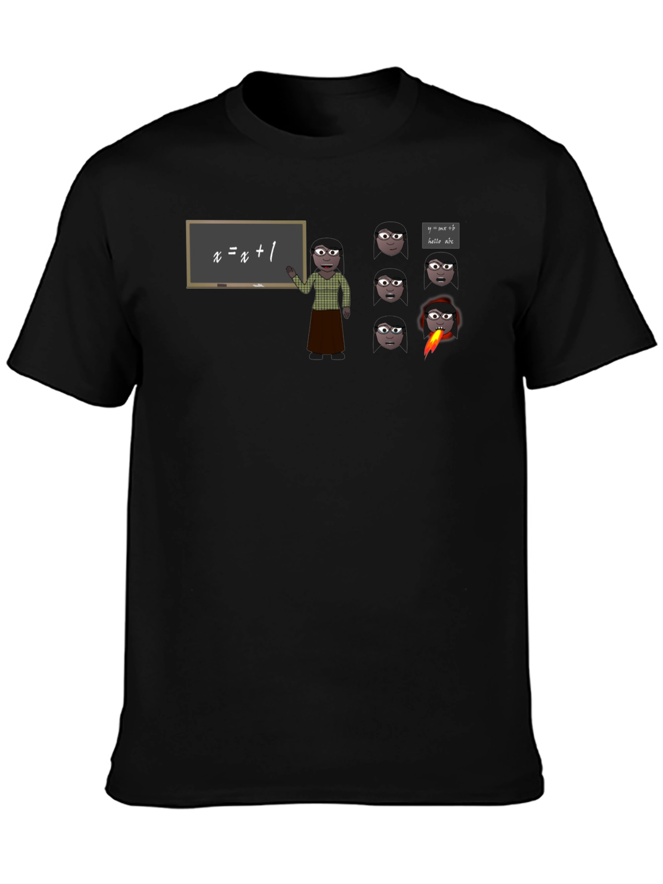 Math Teacher T-Shirt - Equations & Expressions