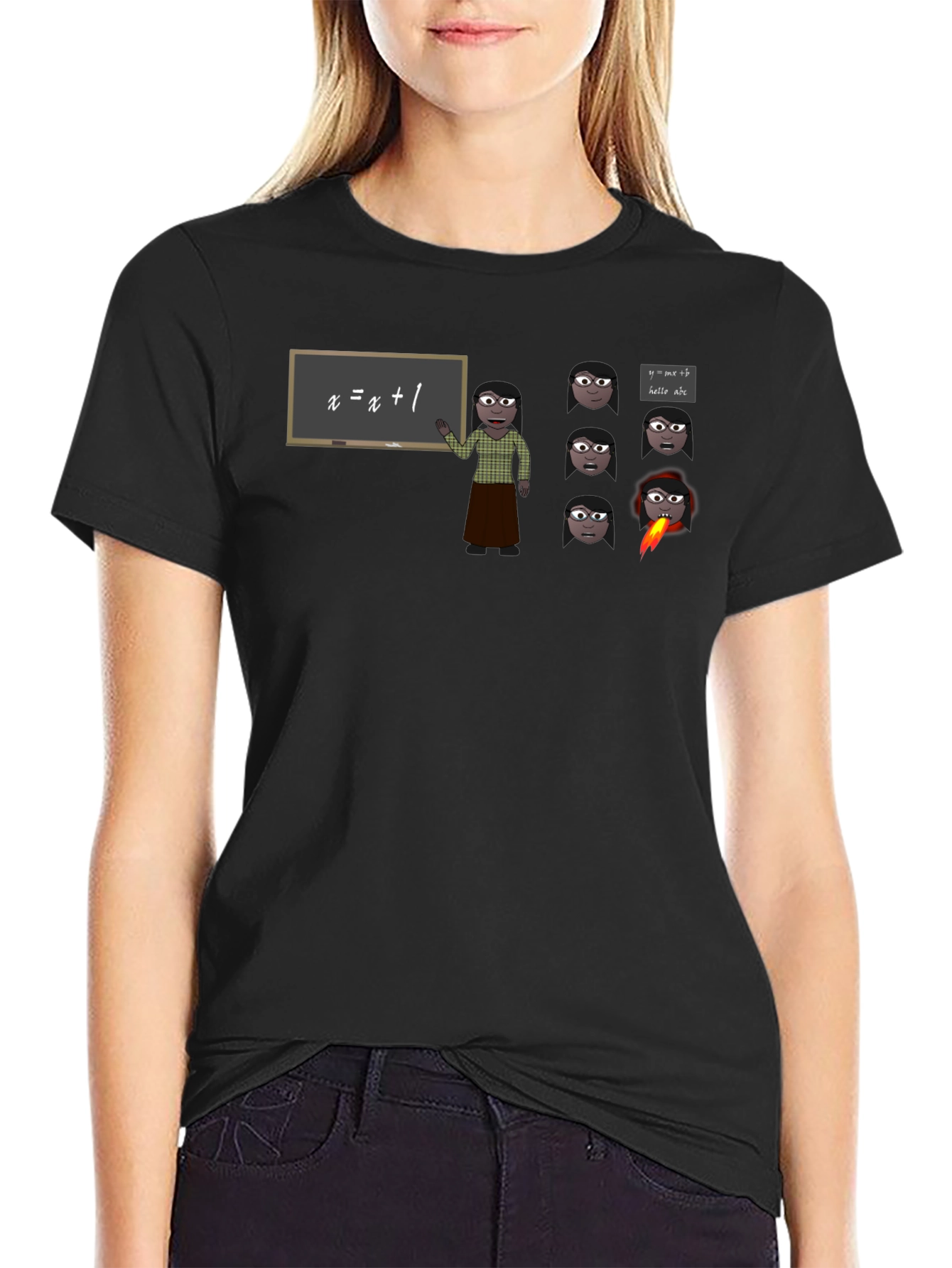 Math Teacher T-Shirt - Equations & Expressions