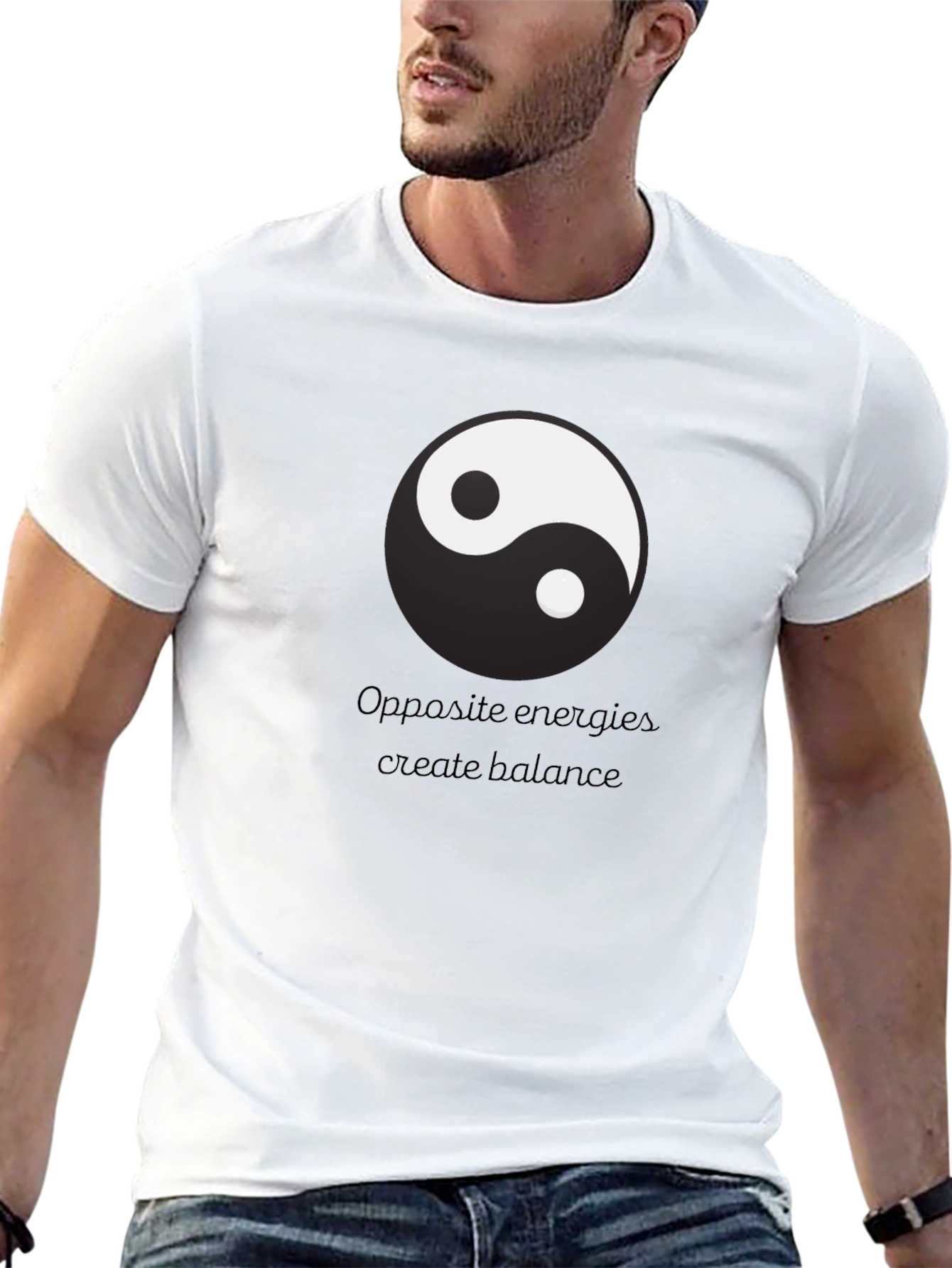 Yin Yang Balance T-Shirt - Opposite Energies