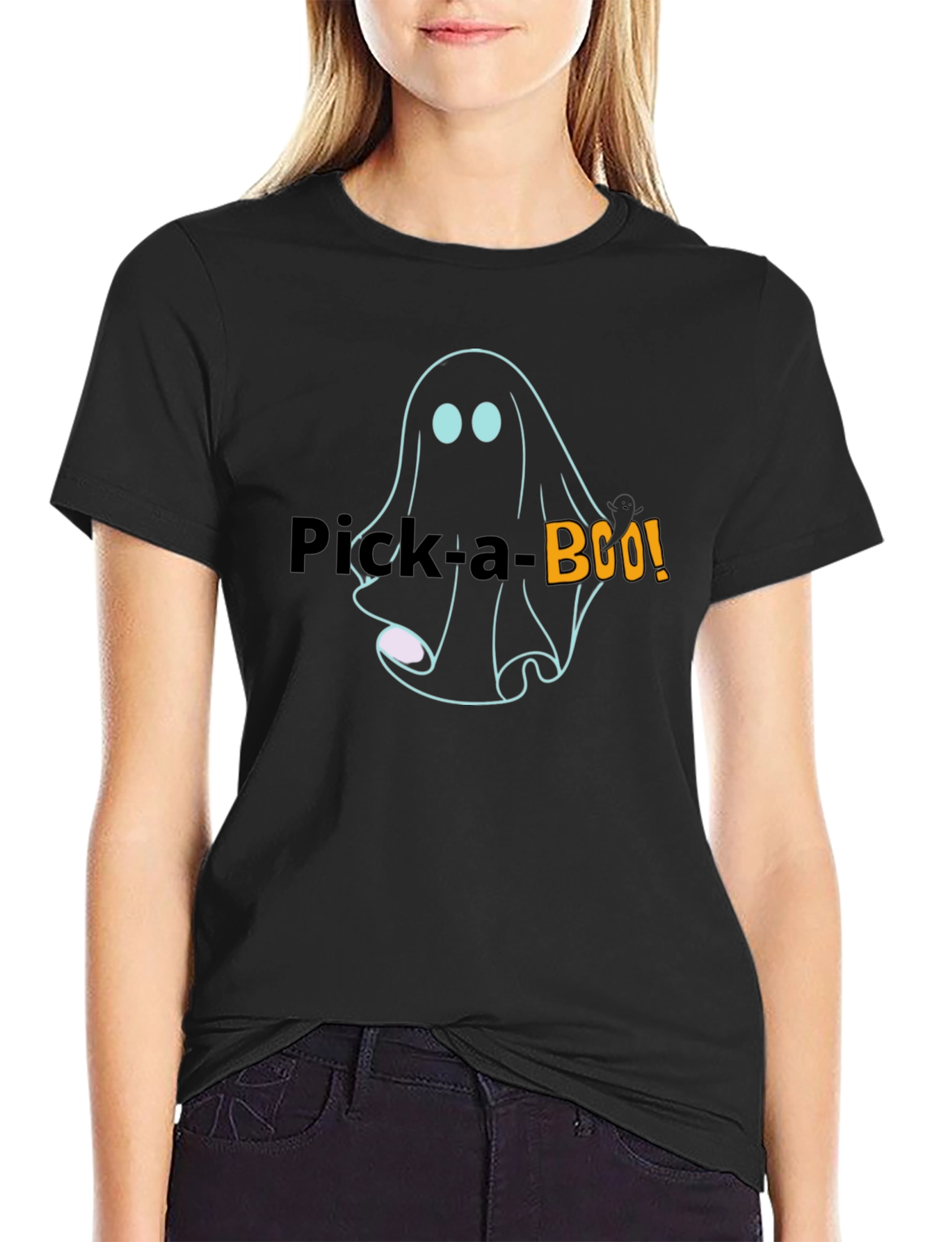 Pick-a-Boo! Halloween Ghost T-Shirt