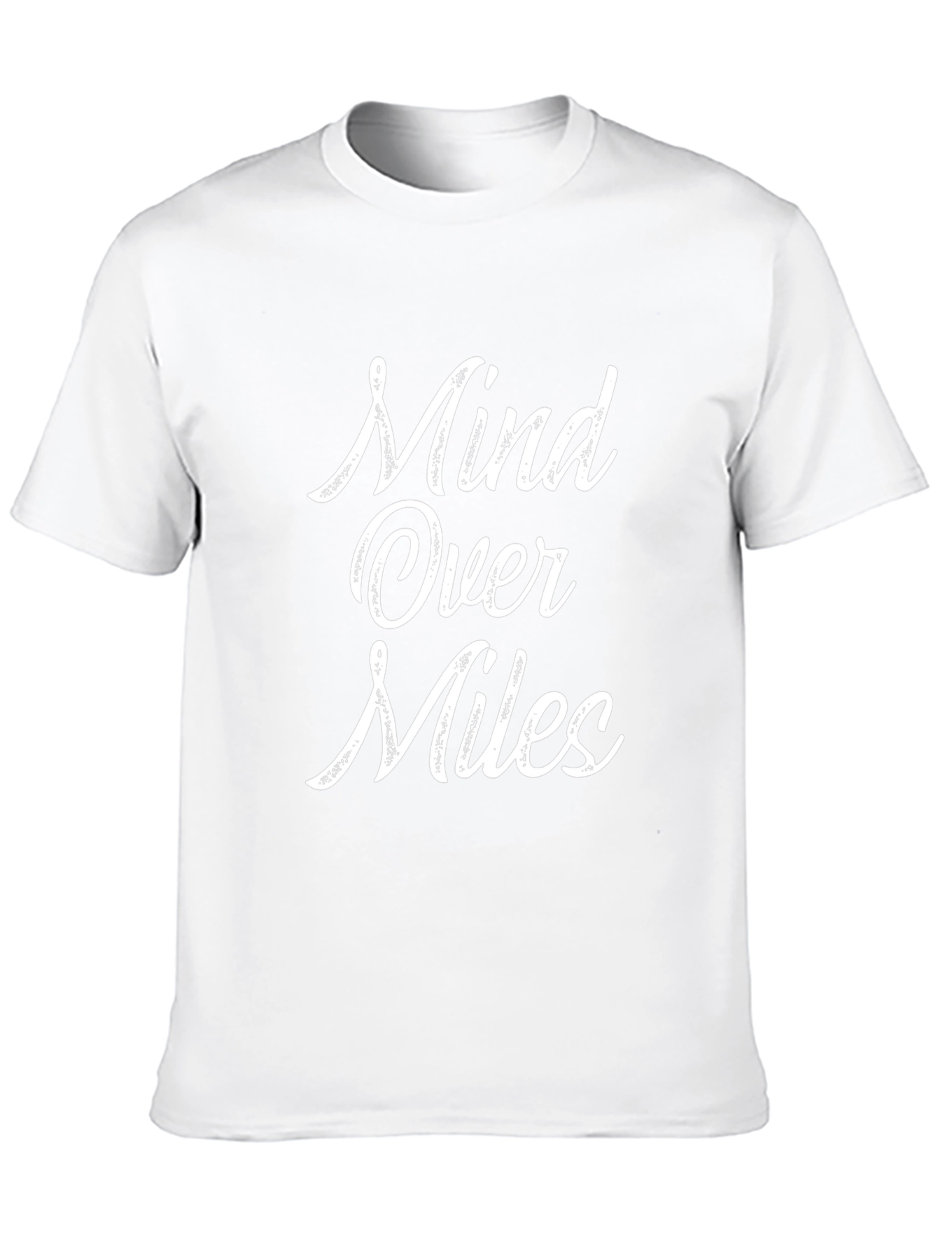 Mind Over Miles Graphic Tee - Black Cotton